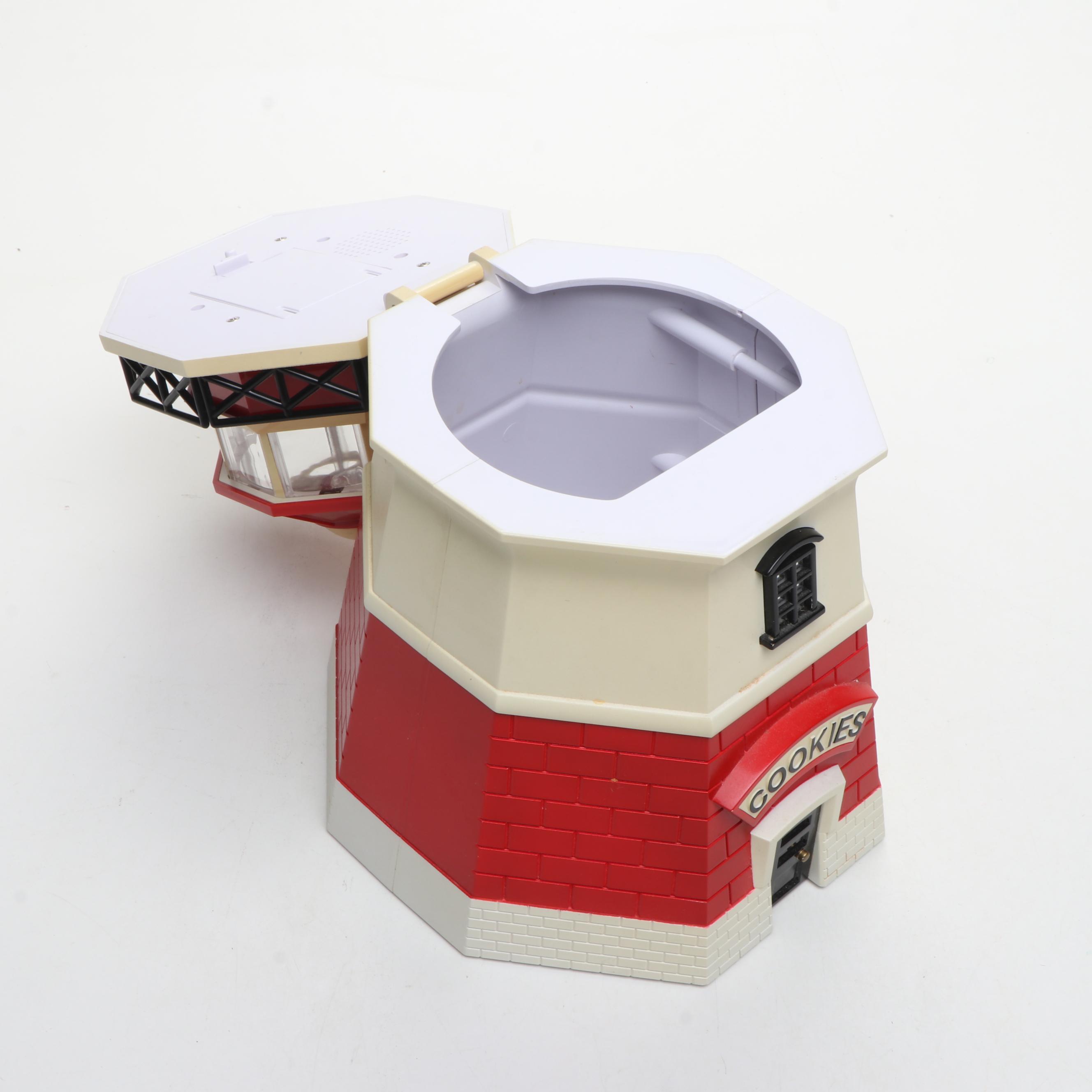 Original Lighthouse Cookie Jar with Foghorn Alarm