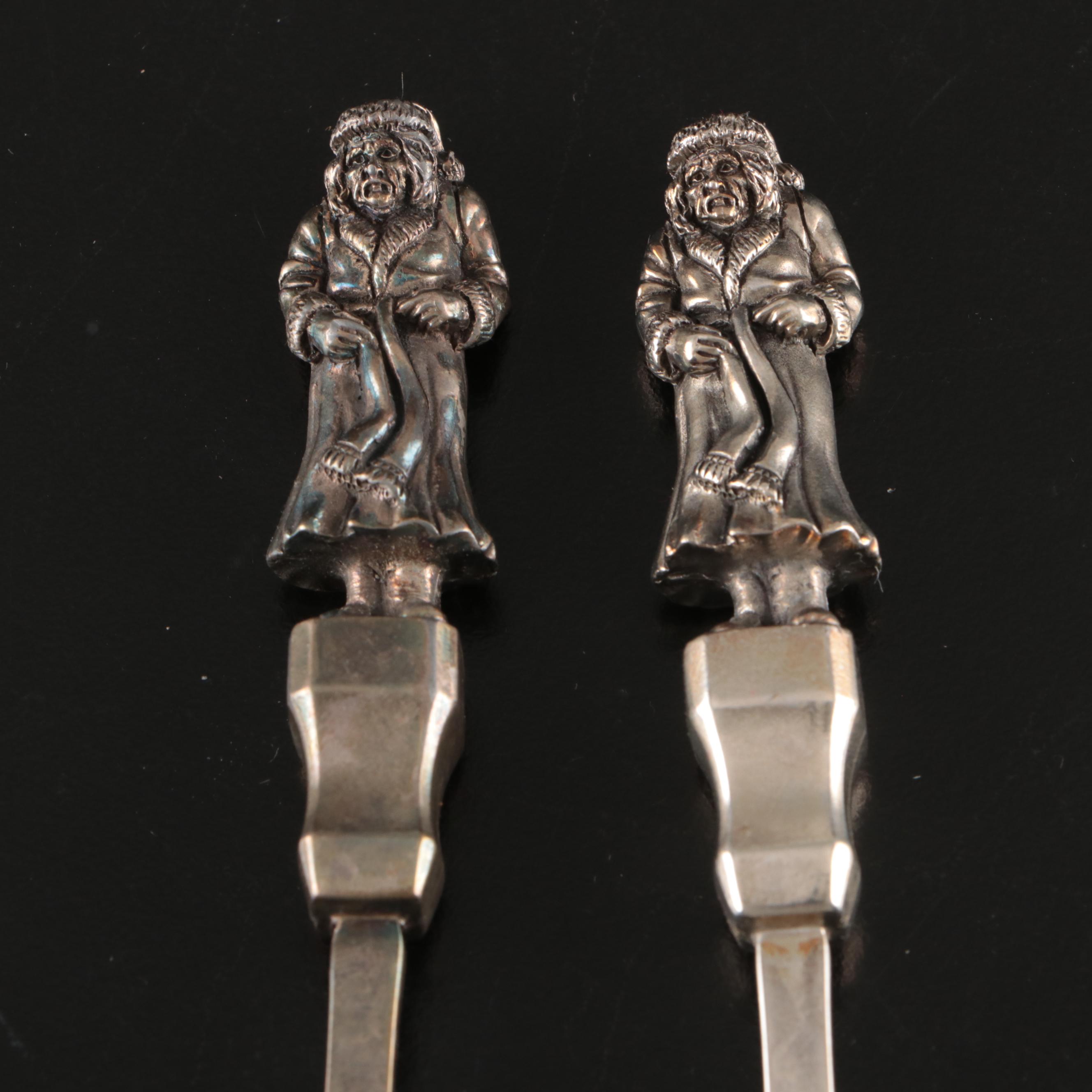 Reed & Barton "A Christmas Carol" Silver Plate Spoons, Late 20th Century