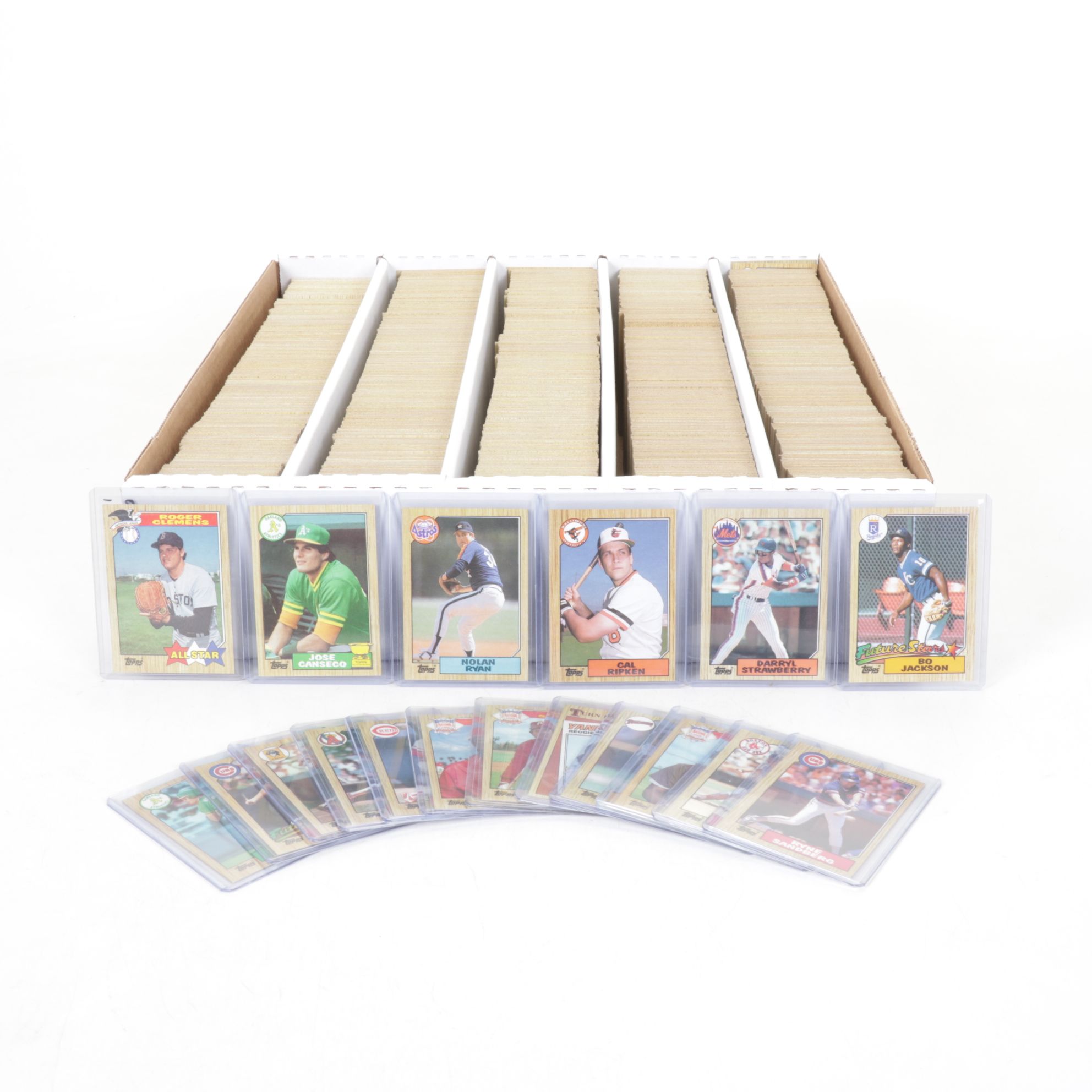 5,000 Topps Vending Cut Baseball Cards in Mint Condition, 1987
