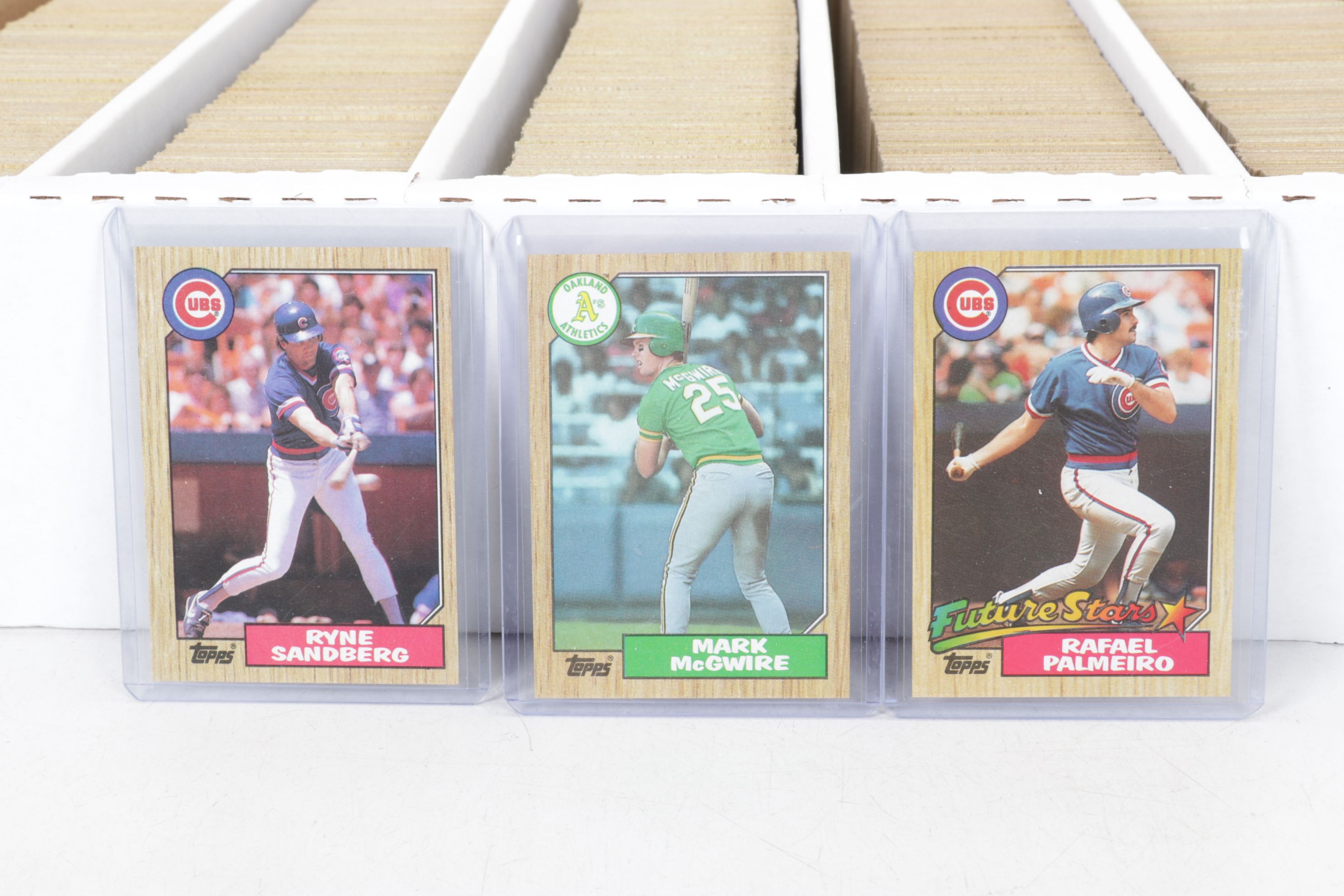 5,000 Topps Vending Cut Baseball Cards in Mint Condition, 1987