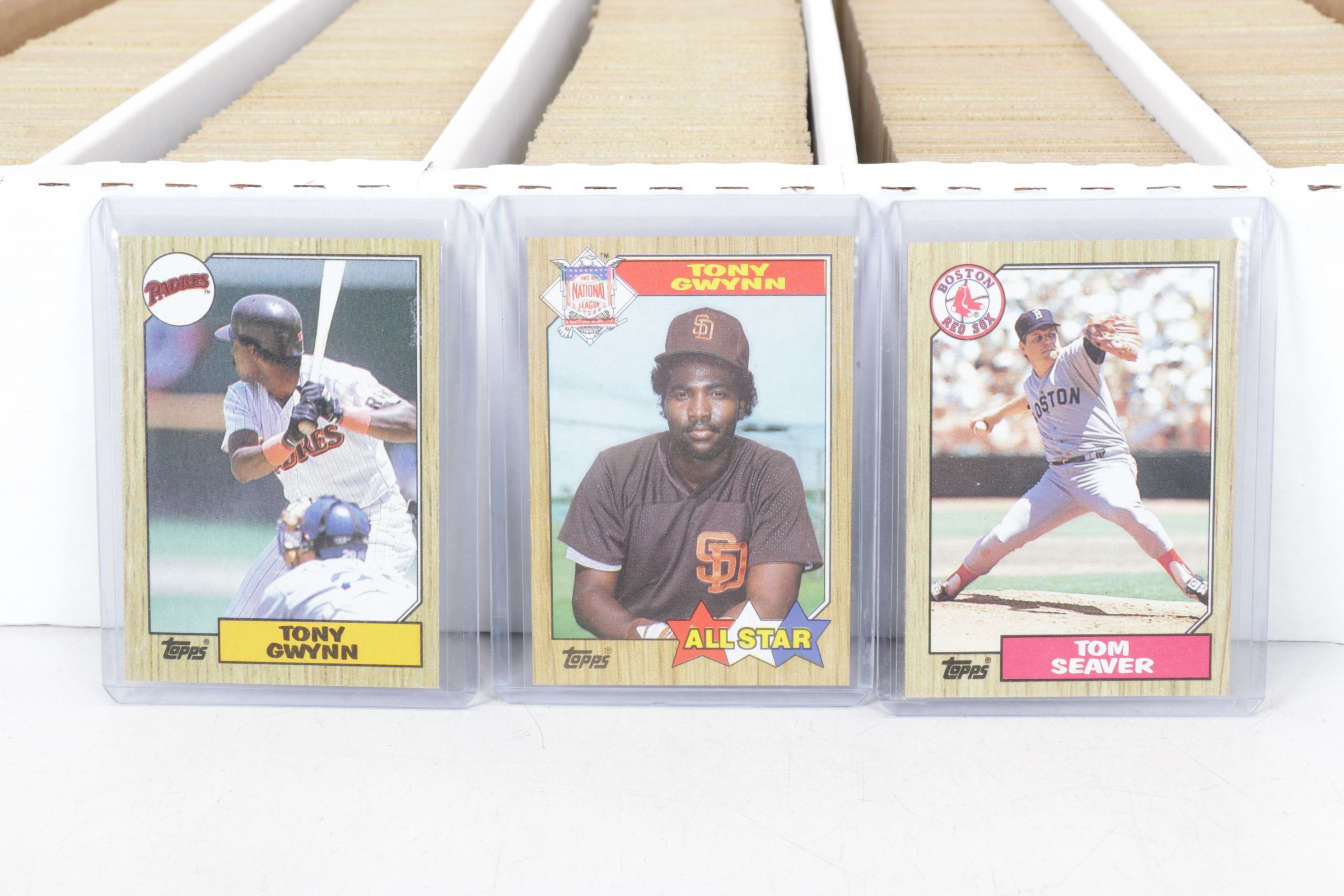 5,000 Topps Vending Cut Baseball Cards in Mint Condition, 1987