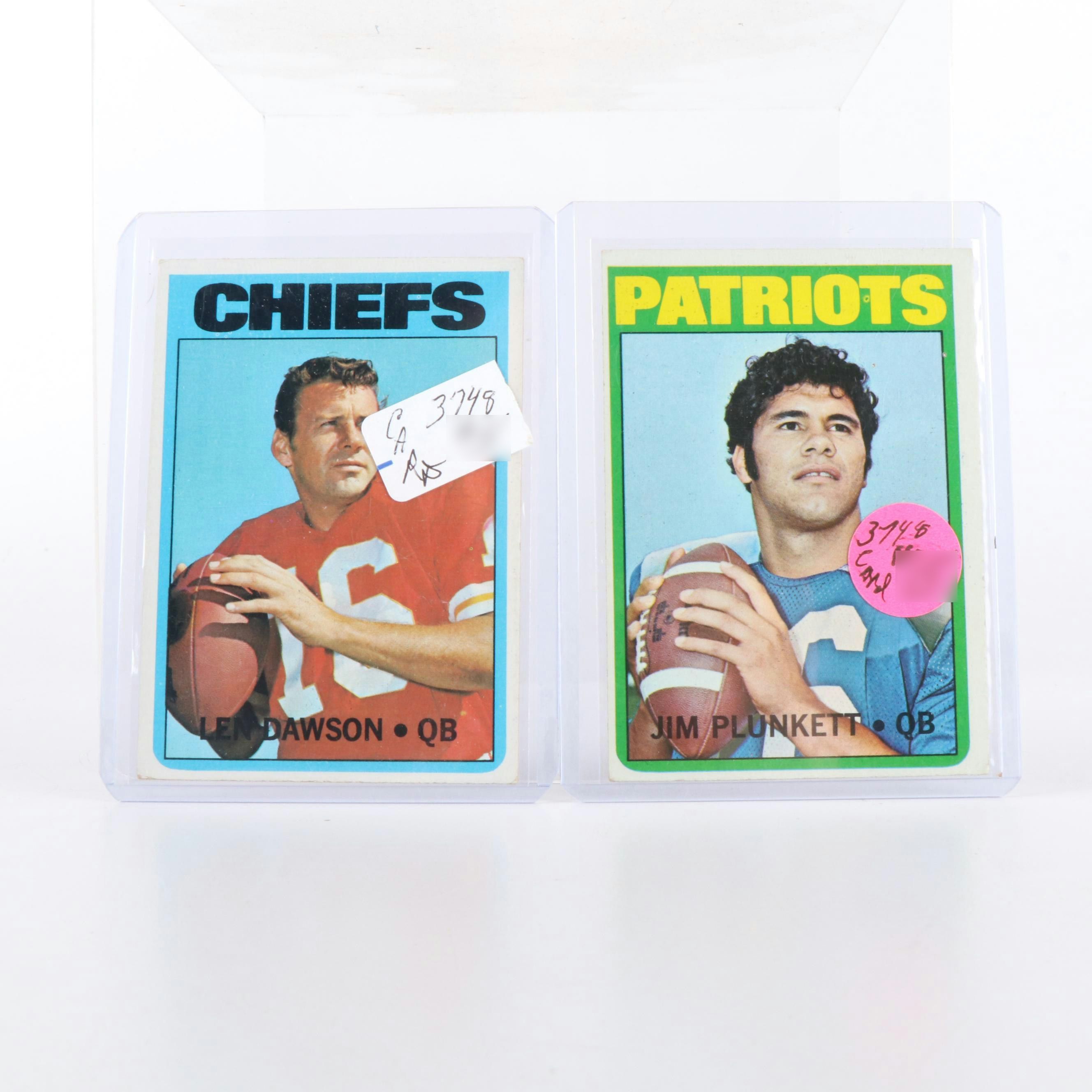 Topps and Philadelphia Football Cards Featuring Bart Starr, Len Dawson, and More