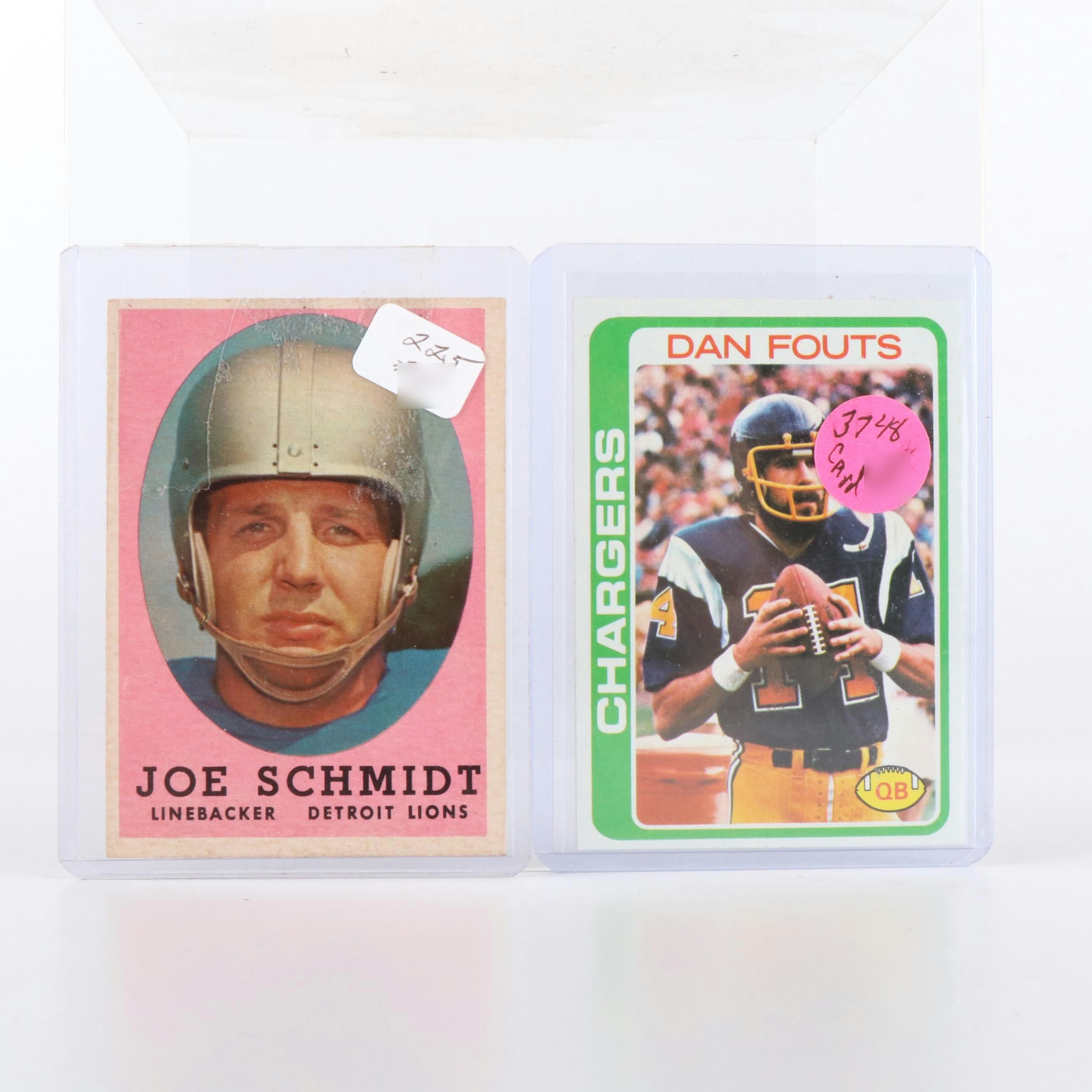 Topps and Philadelphia Football Cards Featuring Bart Starr, Len Dawson, and More