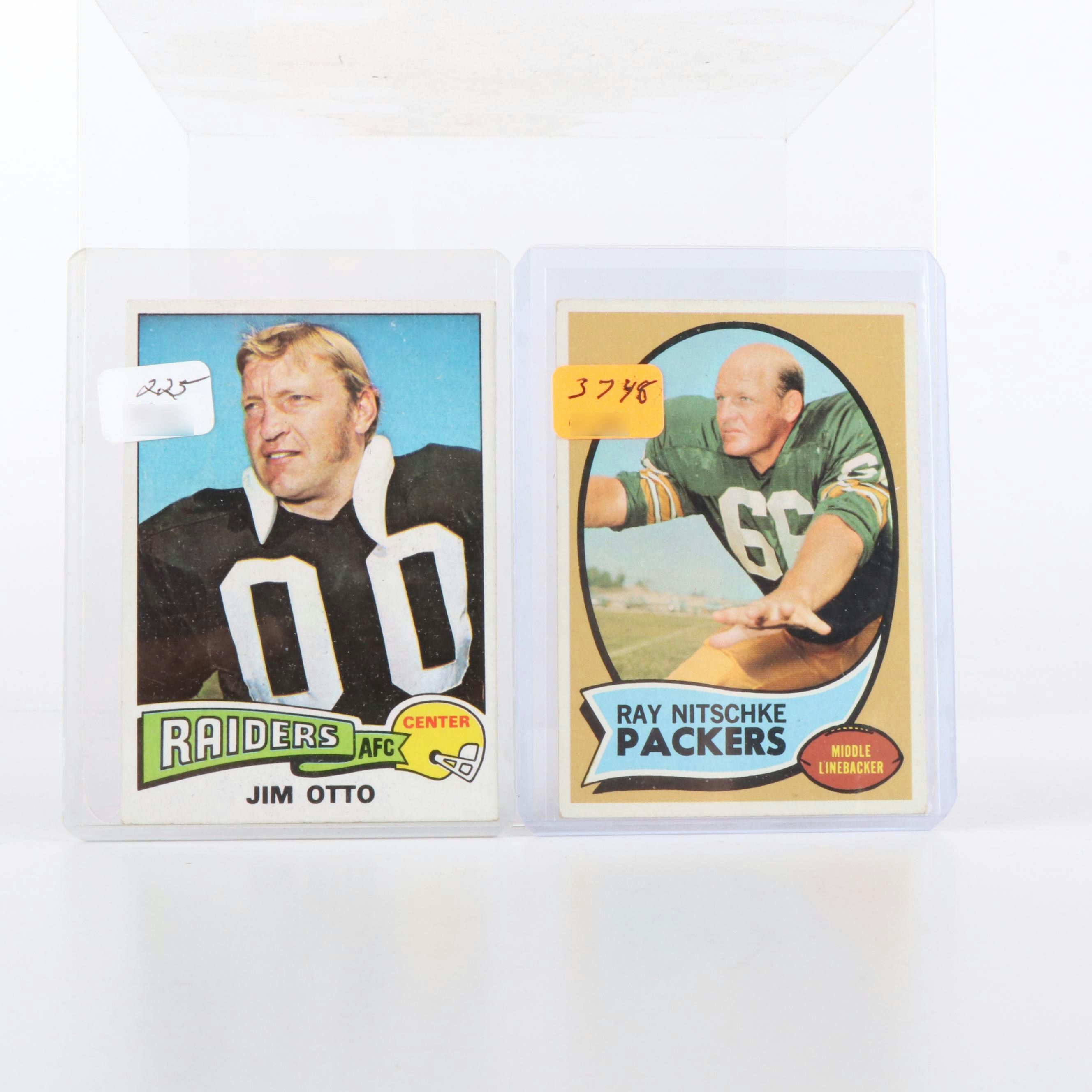 Topps and Philadelphia Football Cards Featuring Bart Starr, Len Dawson, and More