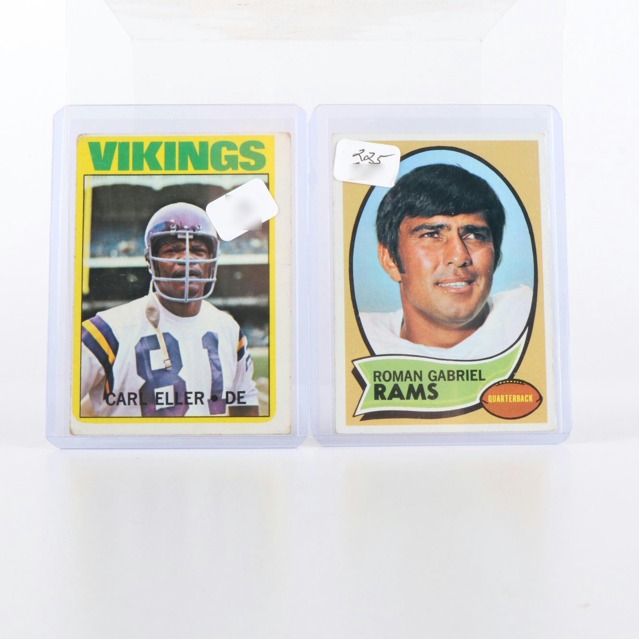 Topps and Philadelphia Football Cards Featuring Bart Starr, Len Dawson, and More
