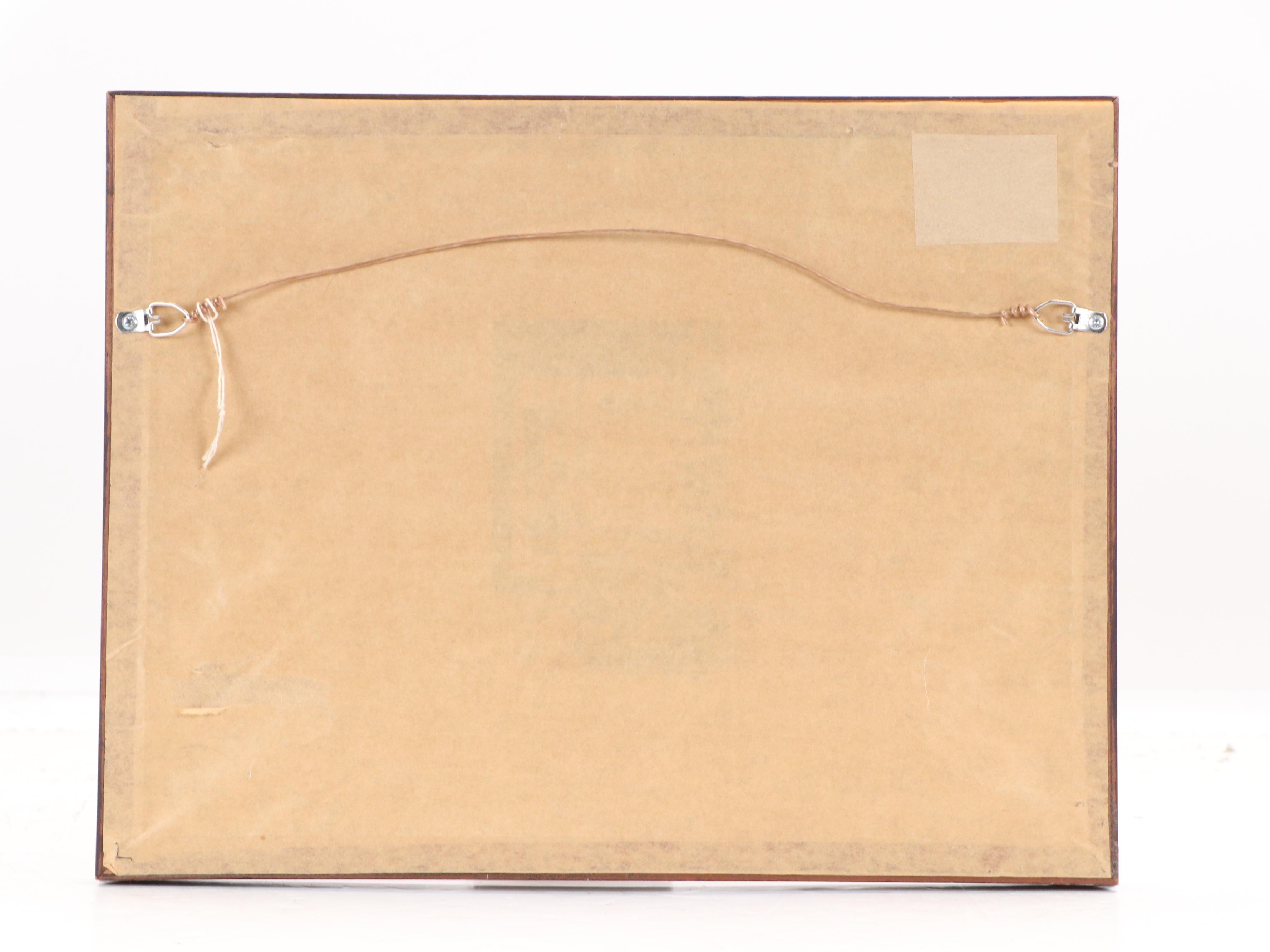 F. A. Kroeger MCM Still Life Oil Painting with Apples, 1979