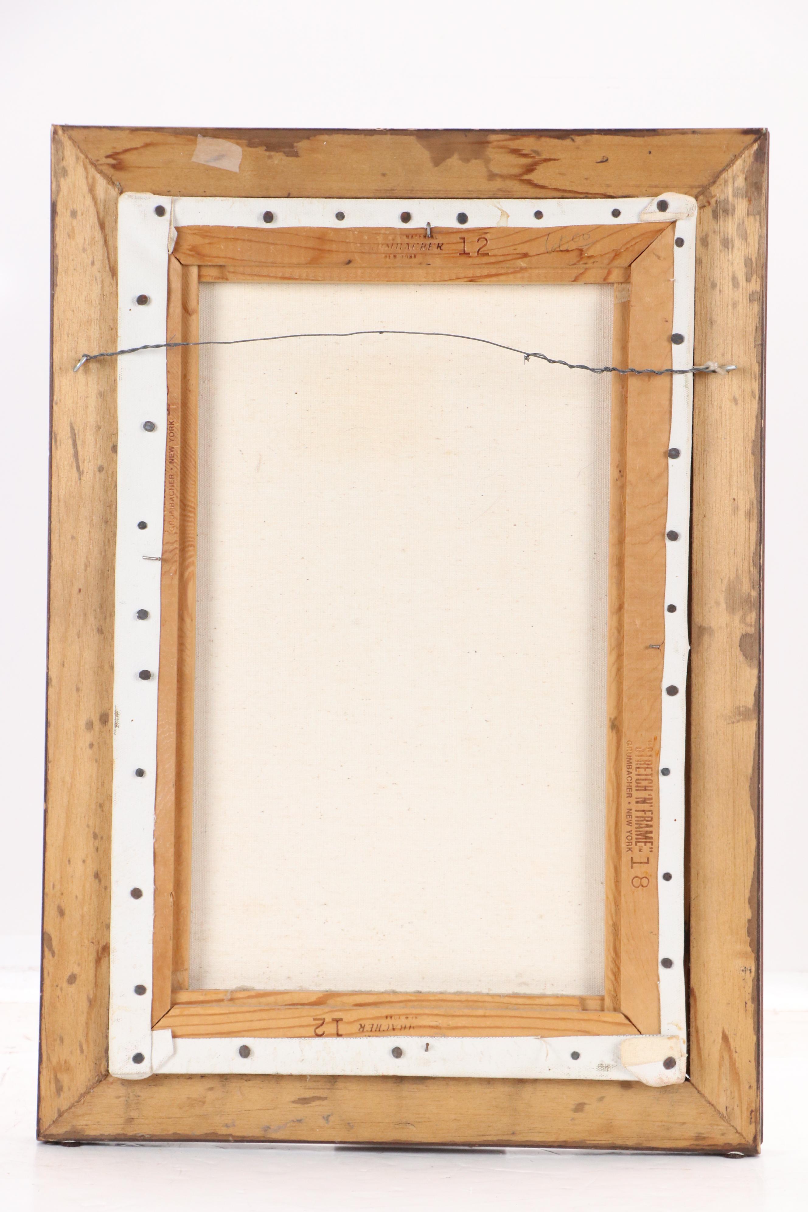 Ann Campbell Still Life Oil Painting with Bottles, Mid-Late 20th Century