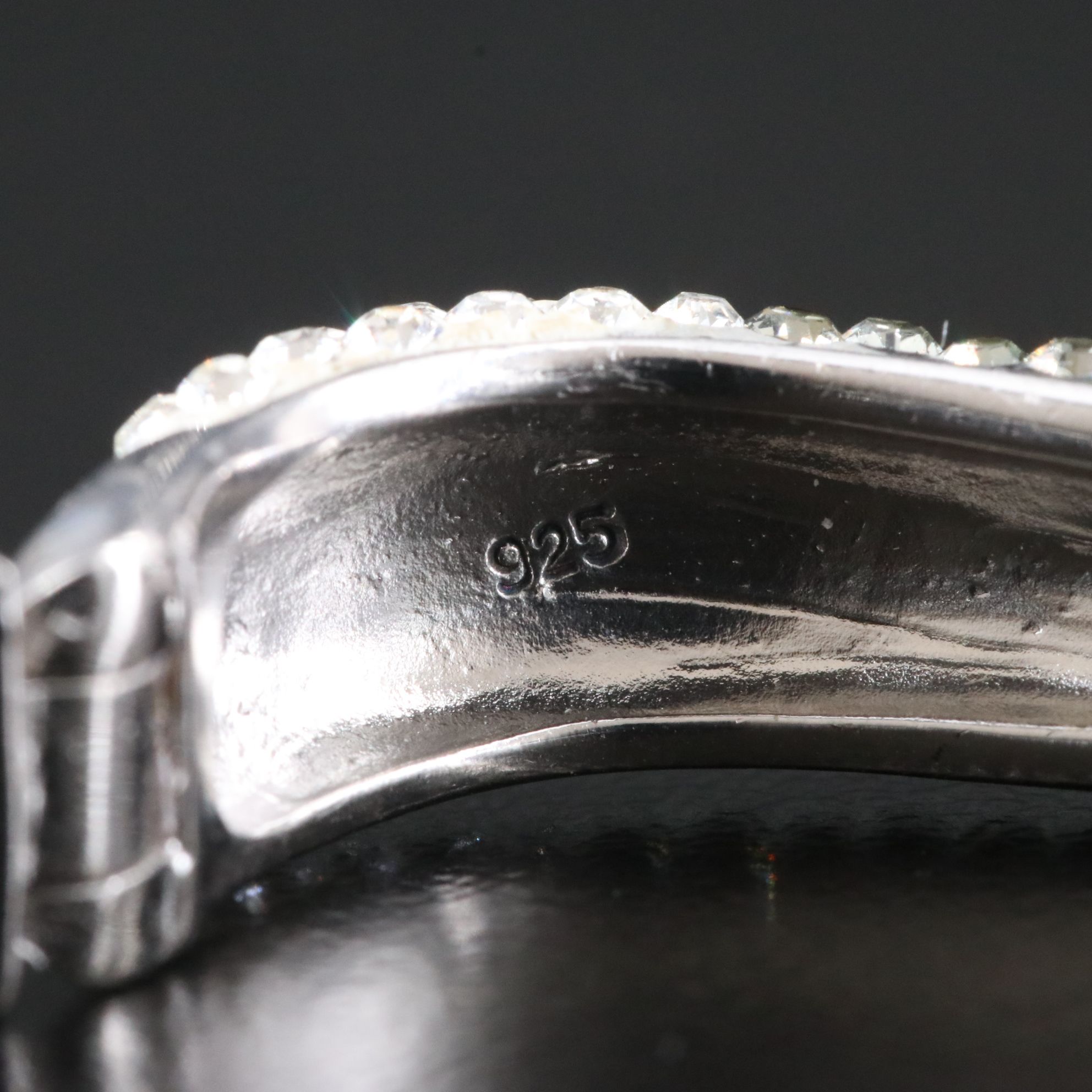 Sterling Glass Inside-Out Hoop Earrings