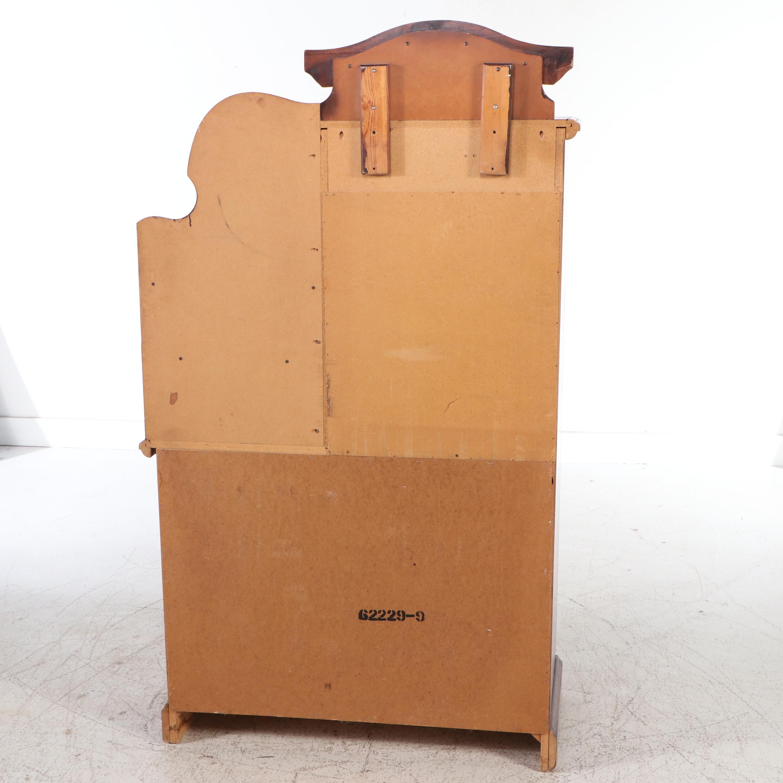 Vintage Chifferobe with Floral Decals