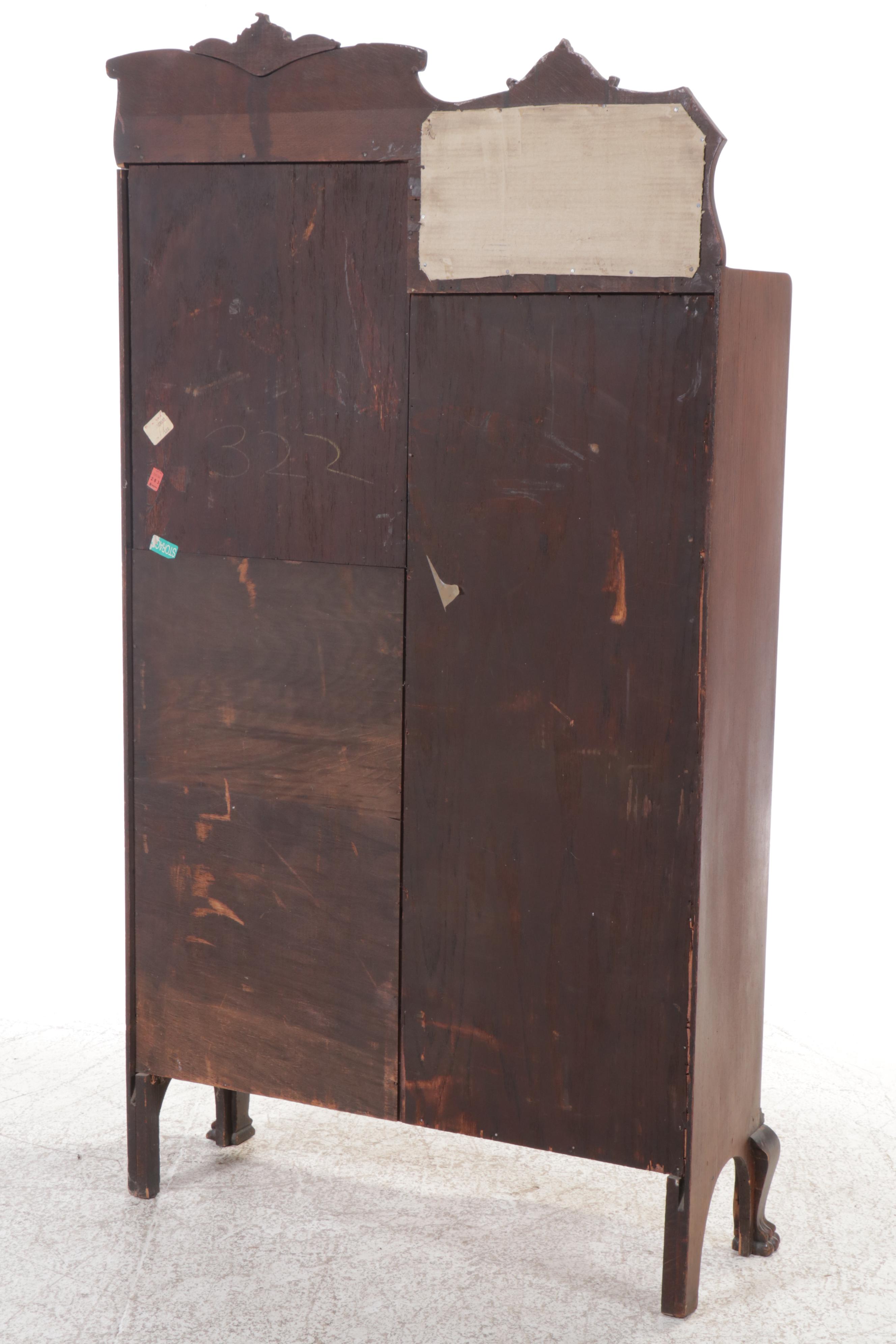 Victorian Oak Side-by-Side Oak Secretary Desk