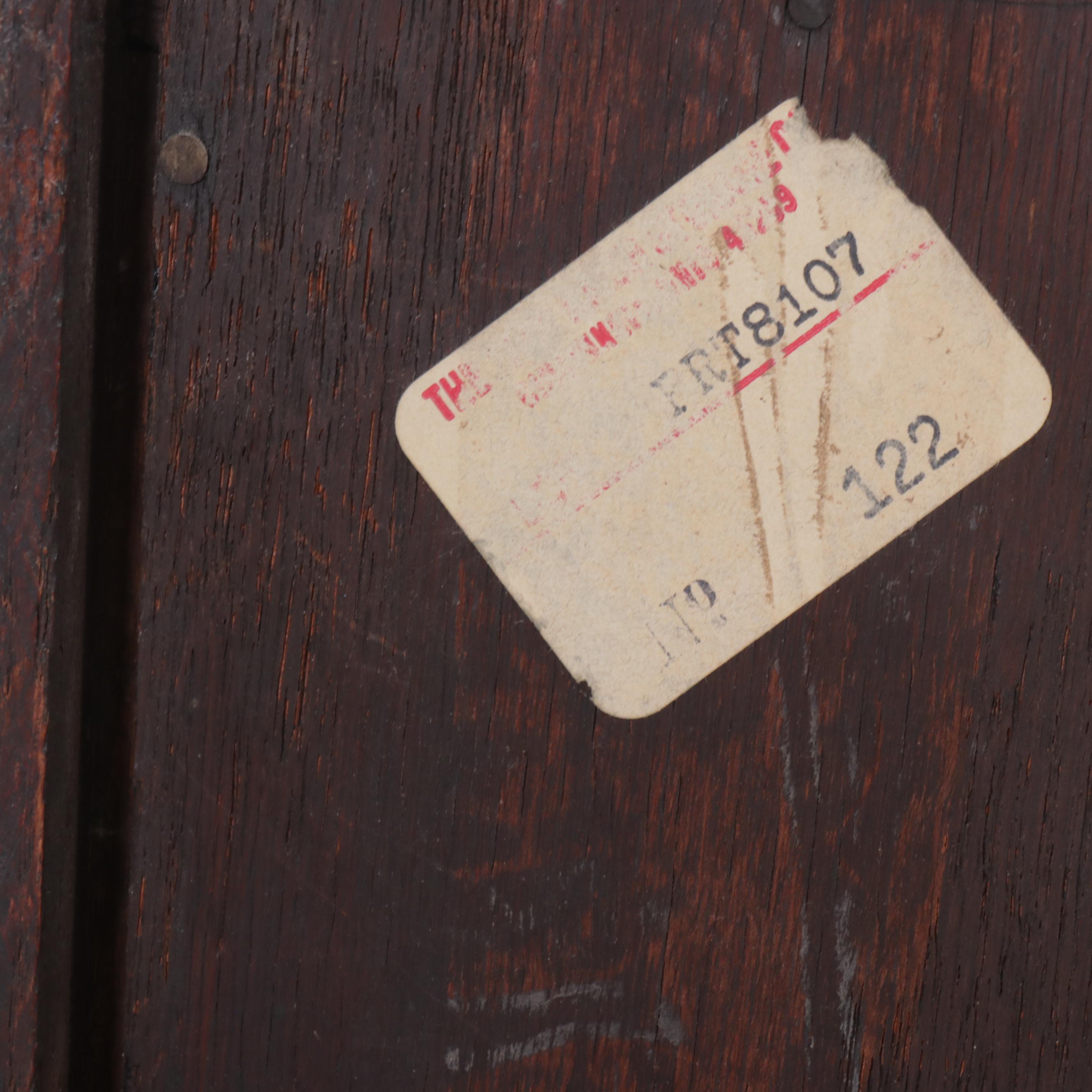 Victorian Oak Side-by-Side Oak Secretary Desk