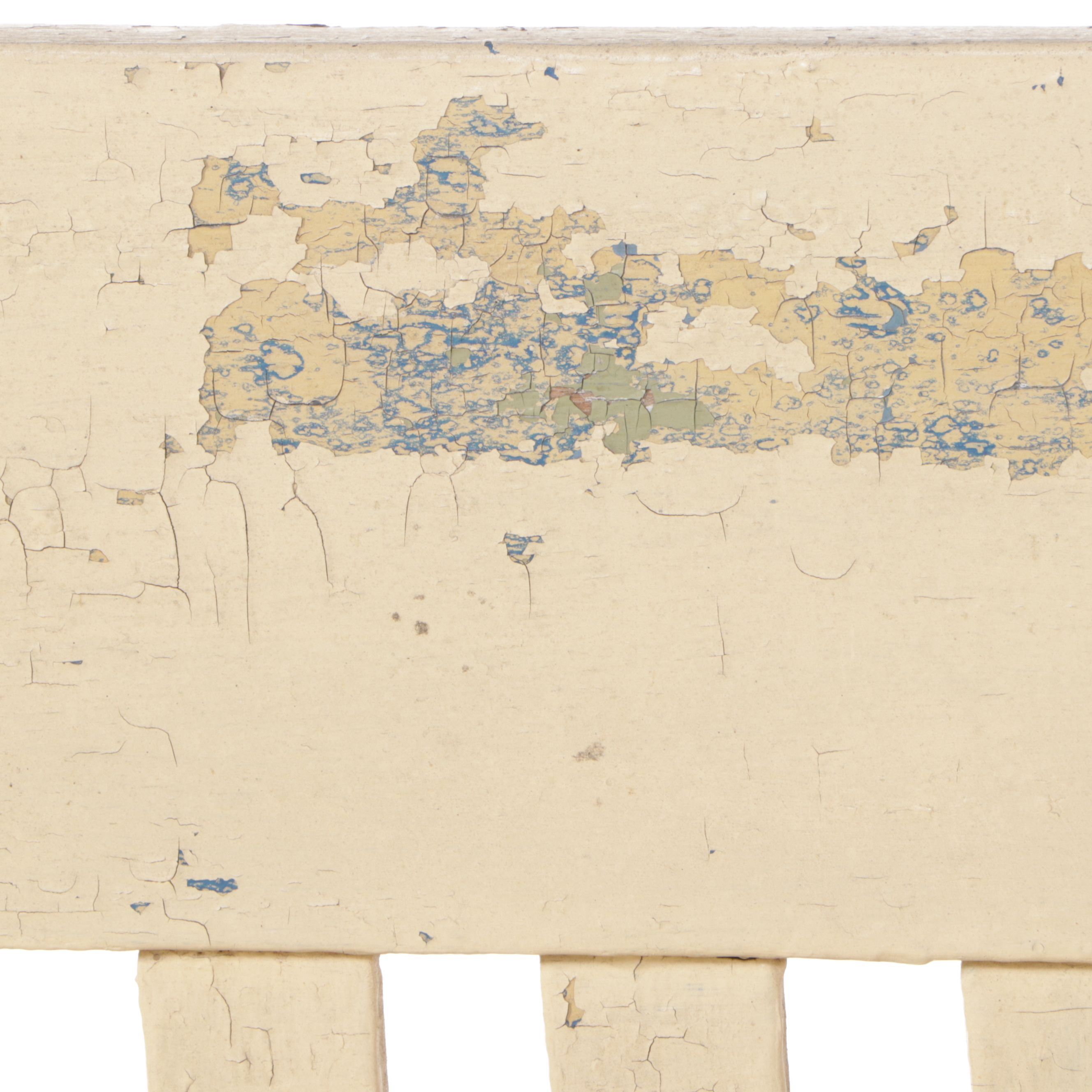 Art Deco Style Painted Wooden Bench, Early 20th Century