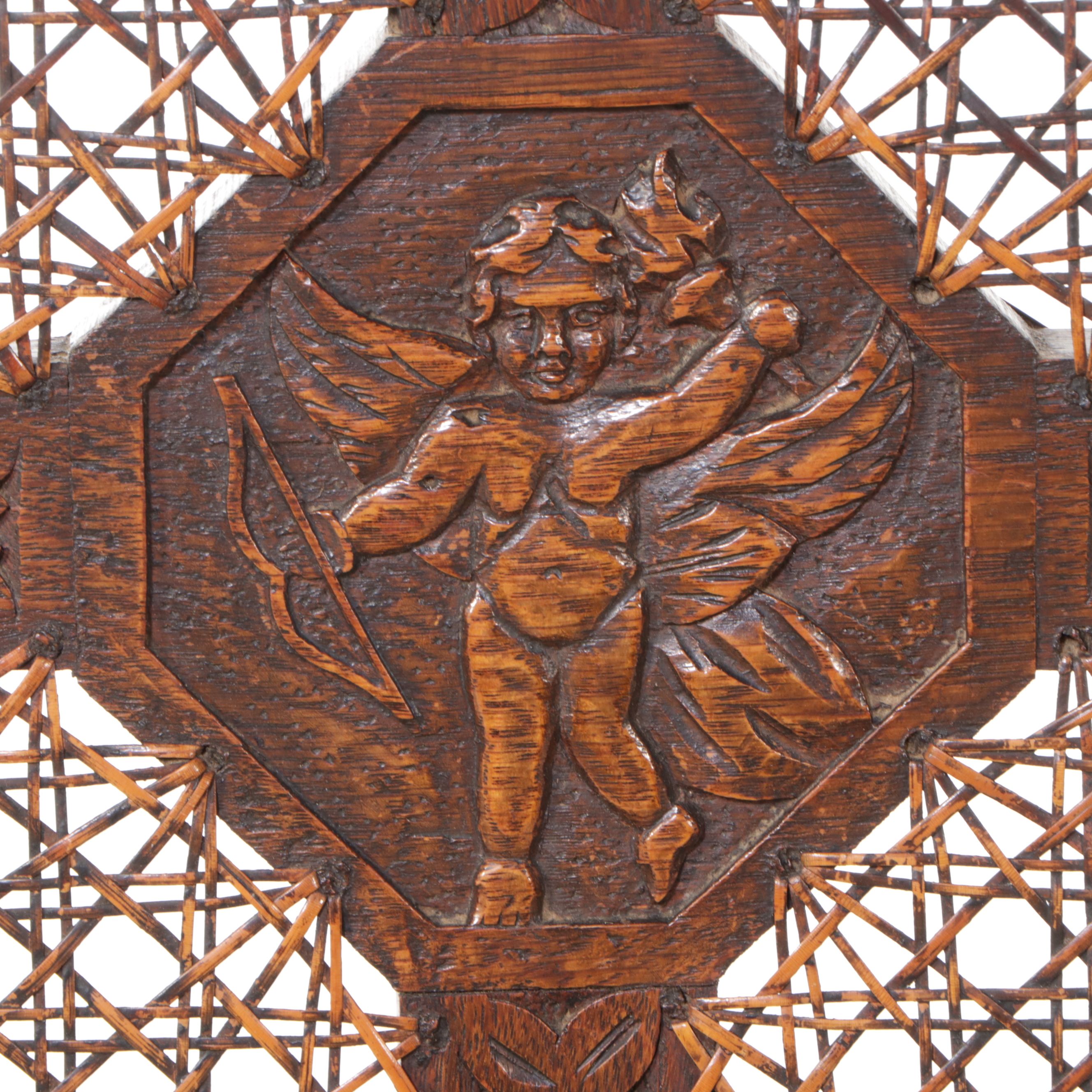 Jacobean Style Carved Oak Armchair