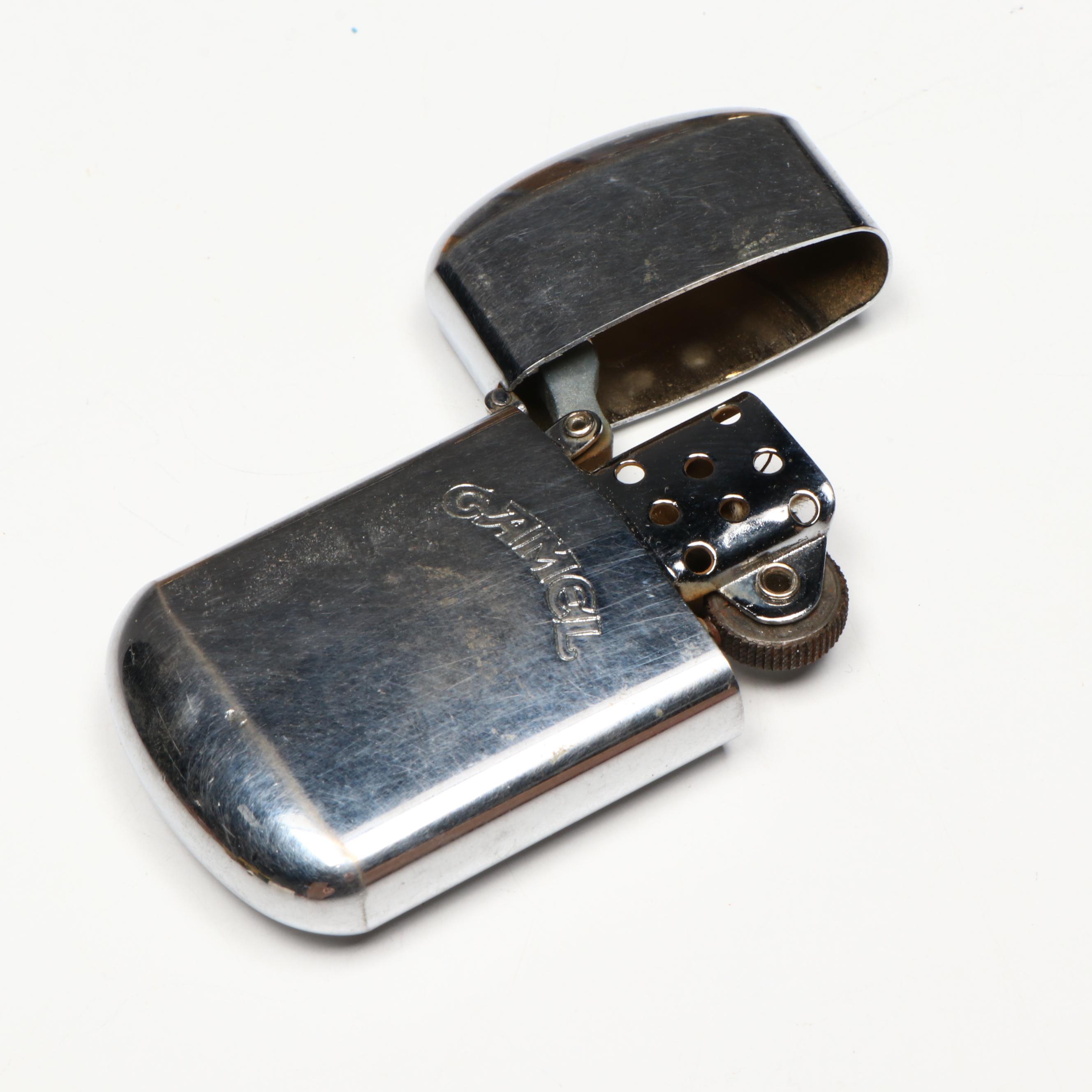 Vintage Lighters and Pipes with Boy Scouts Metal Belt Loops