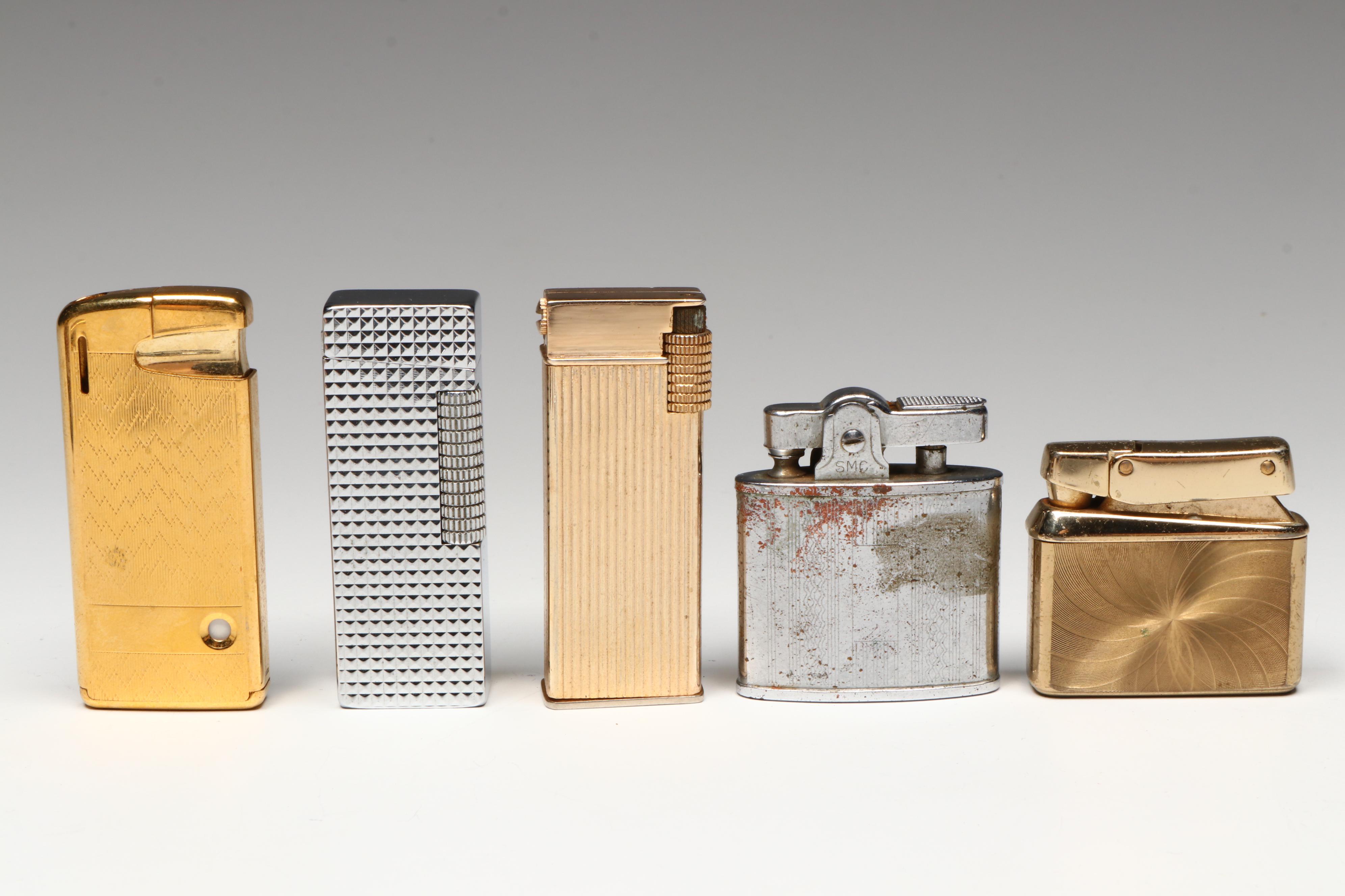 Vintage Lighters and Pipes with Boy Scouts Metal Belt Loops