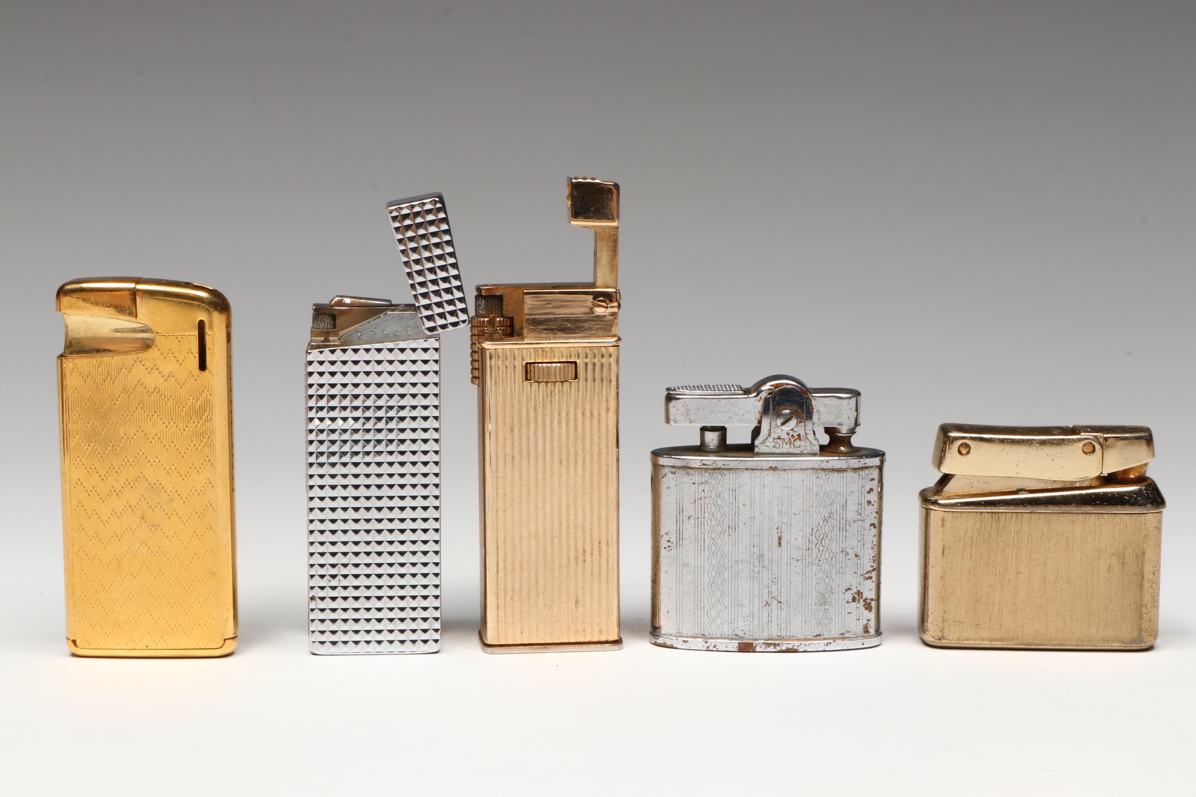 Vintage Lighters and Pipes with Boy Scouts Metal Belt Loops