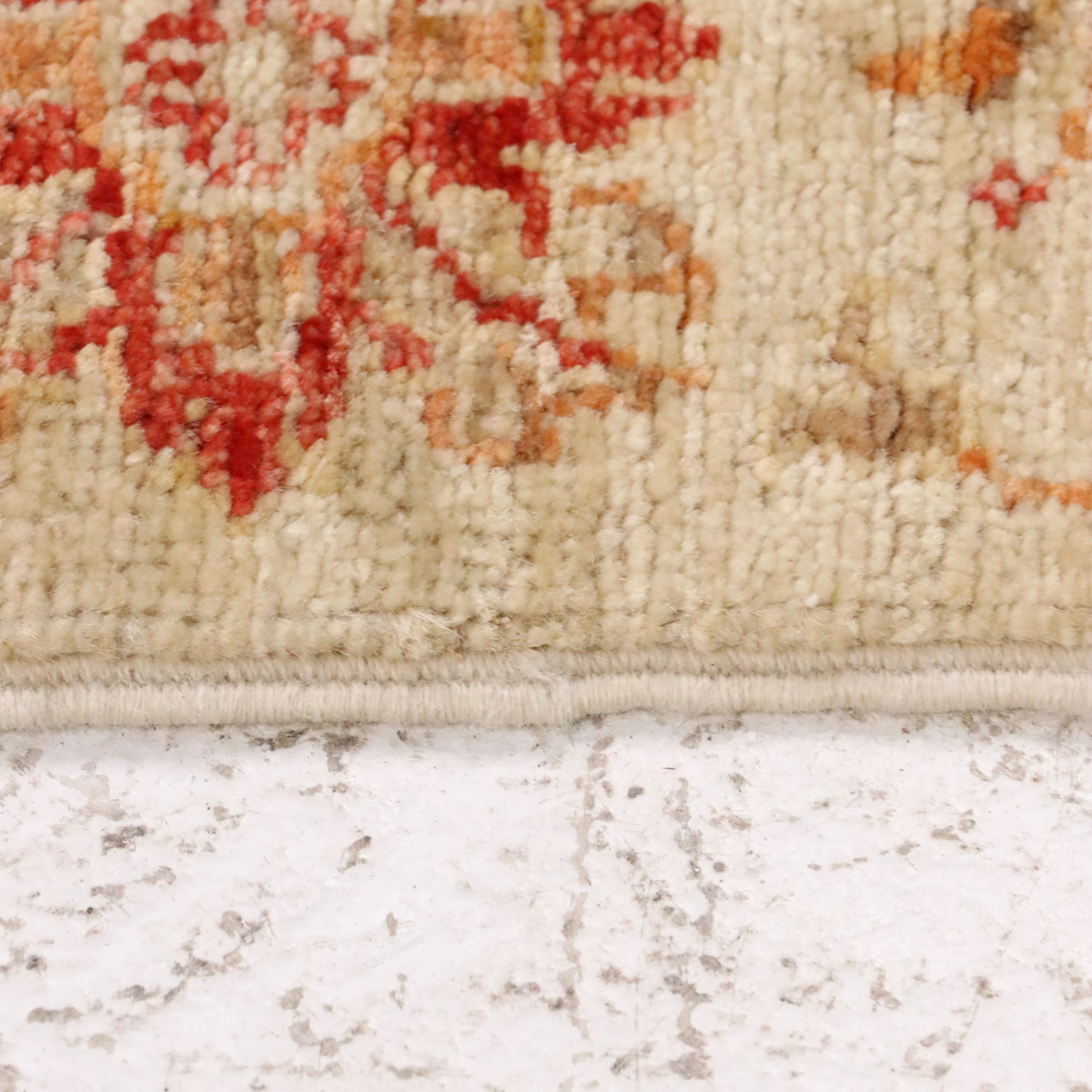 2'9 x 4'1 Hand-Knotted Indian Agra Accent Rug