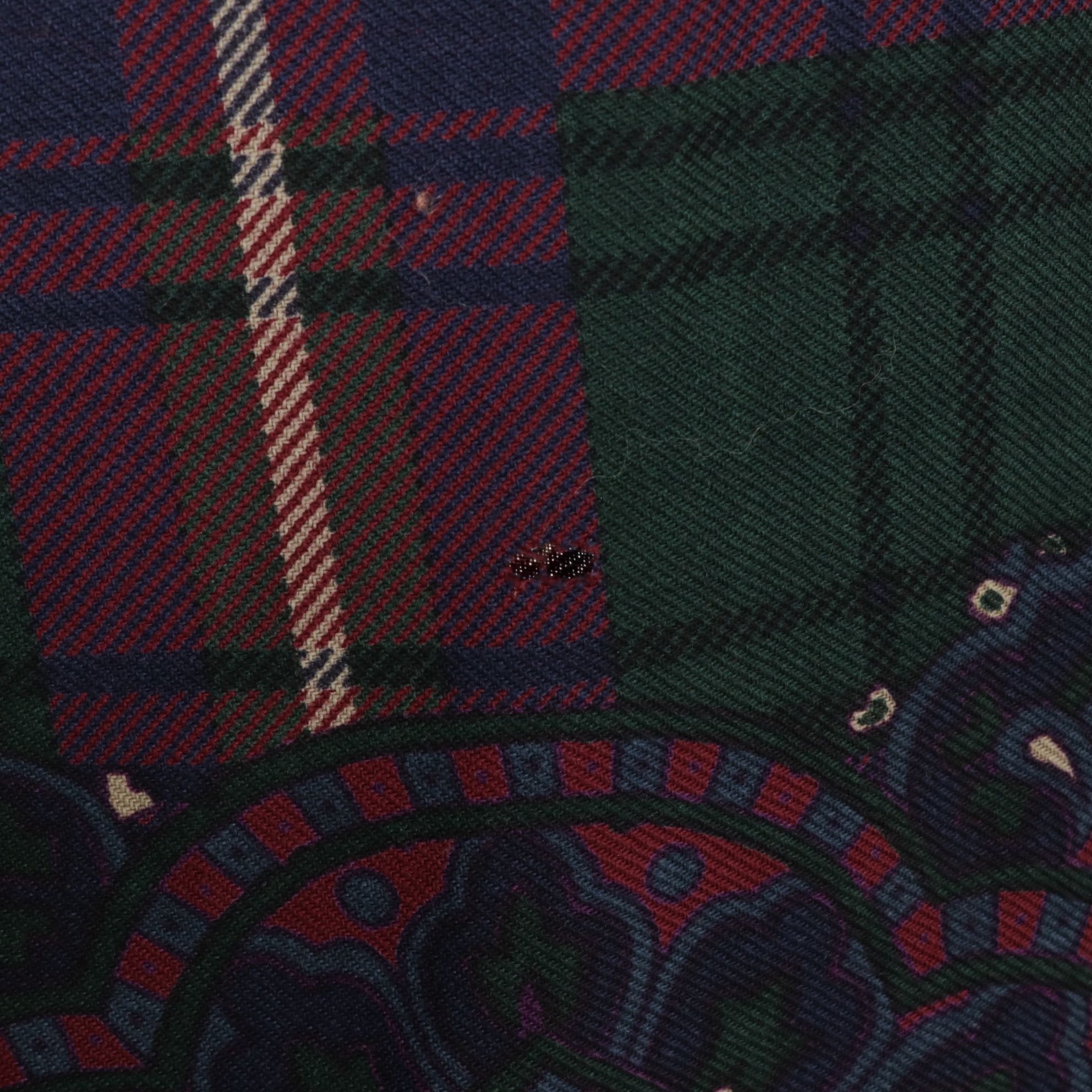 Persian Curly Lamb Trimmed Wool Skirt Suit with Plaid Wool Skirt and More