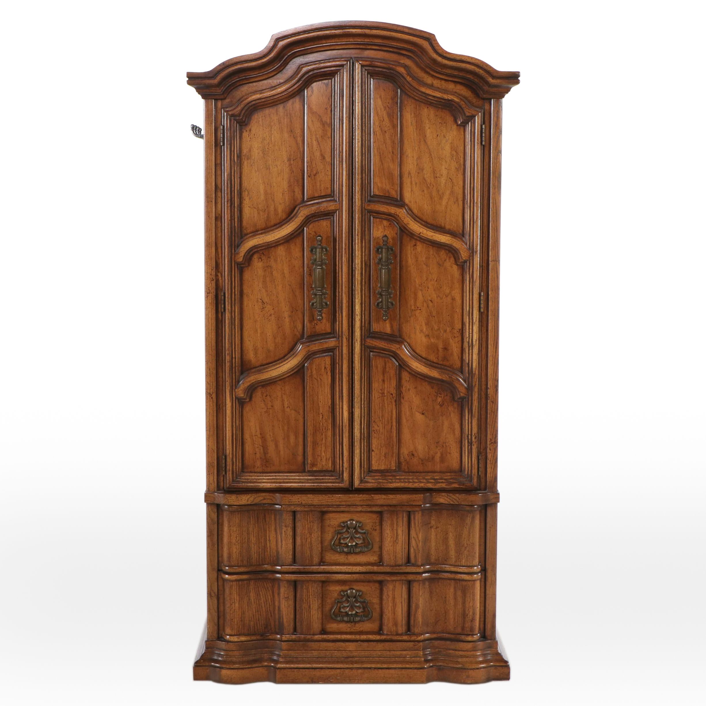Burlington House Furniture French Provincial Style Armoire
