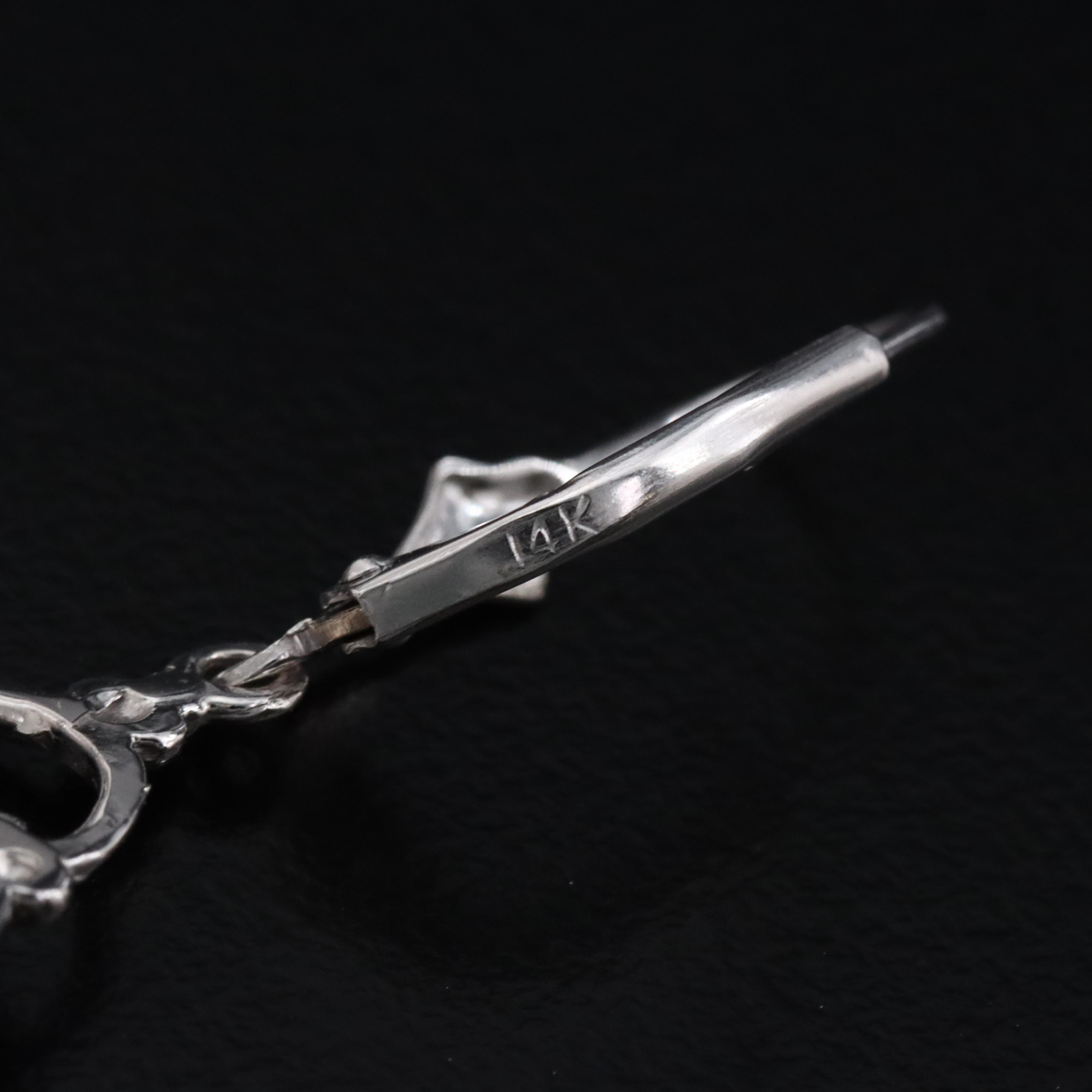 14K Pearl Chandelier Earrings