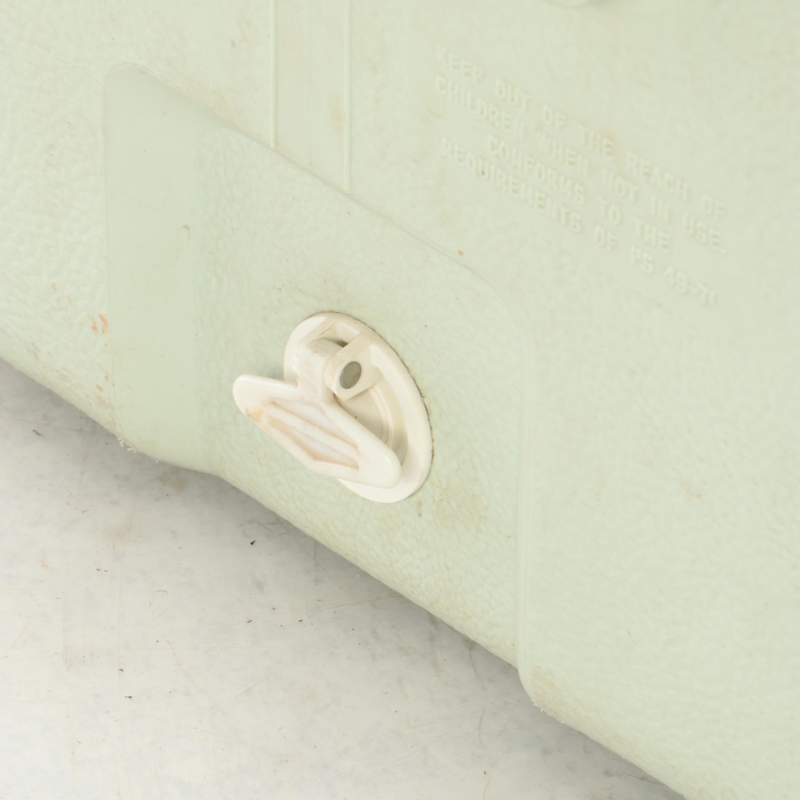 Coleman Green Polylite Cooler, 1970s