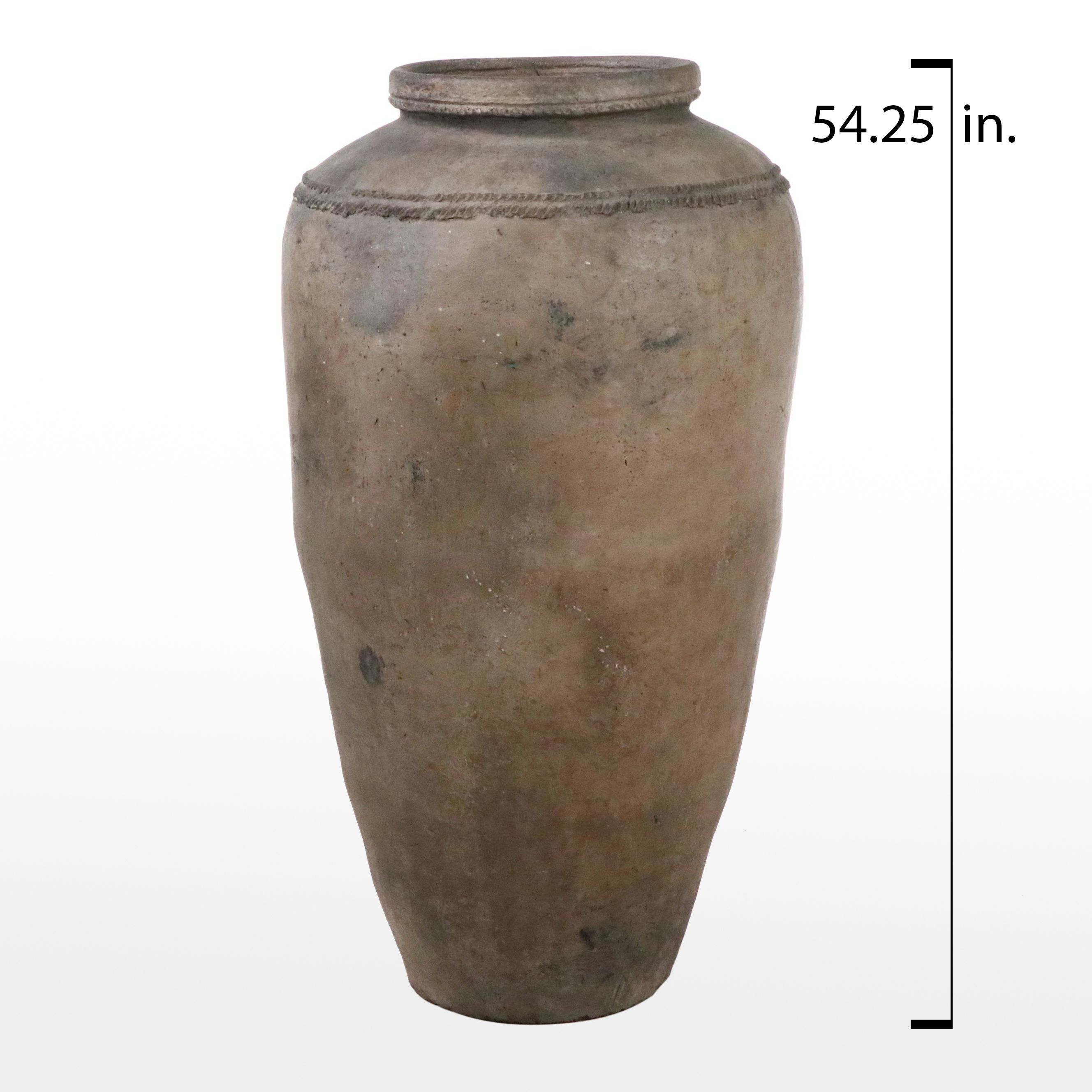 Mediterranean Style Large Ceramic Olive Jar