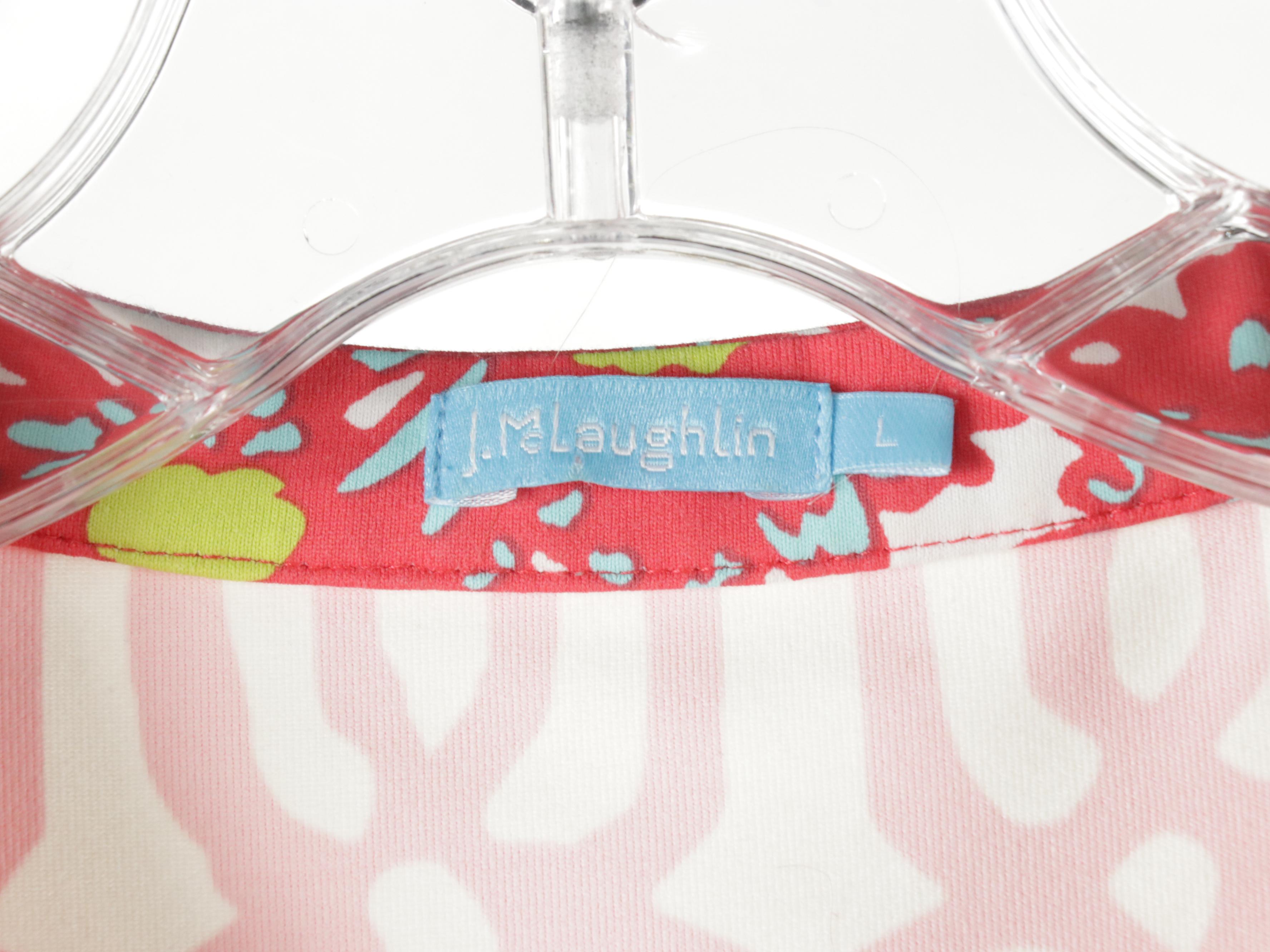 Lilly Pulitzer Silk Printed Blouse with J. McLaughlin Shift Dress & Printed Tops