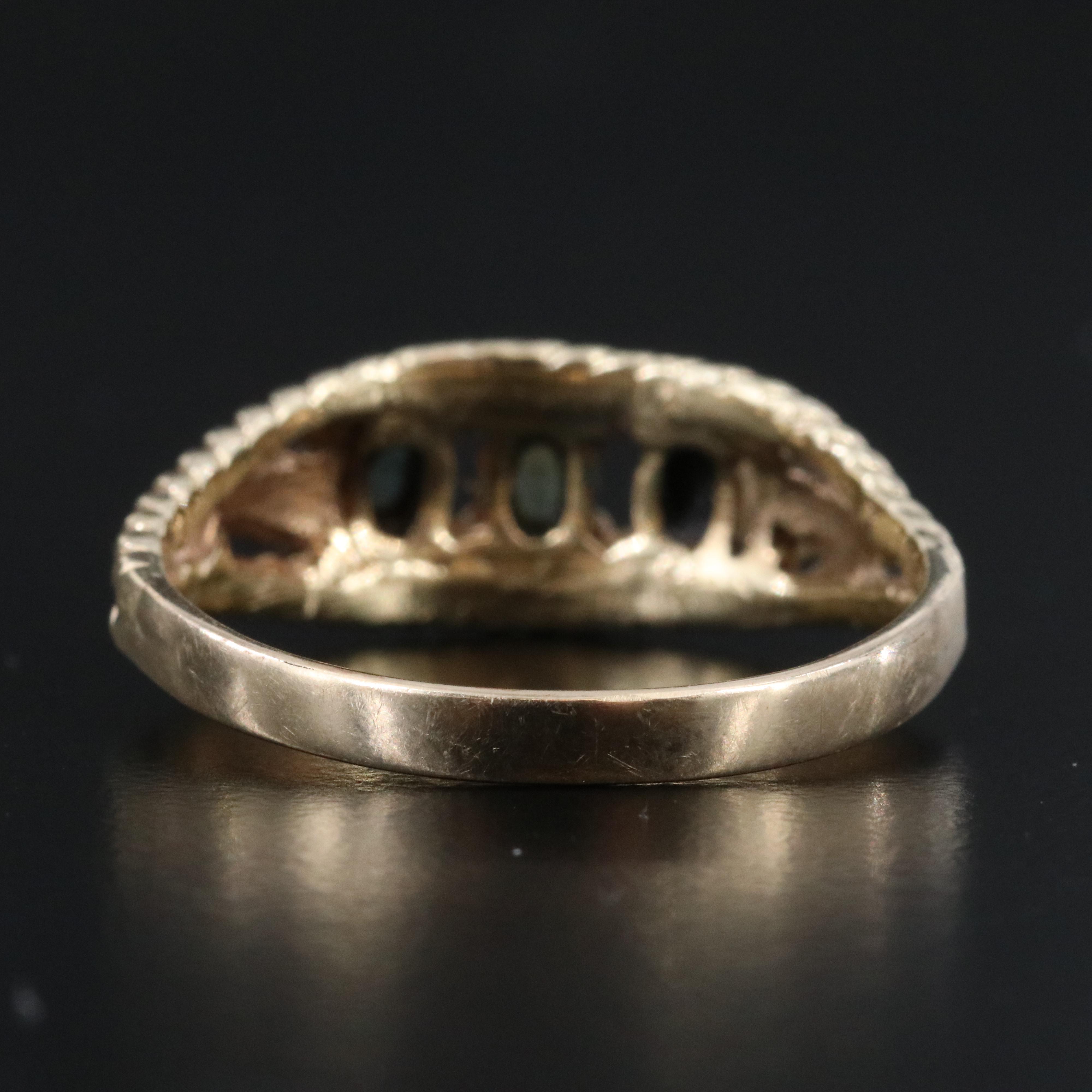 14K Opal Paisley Ring