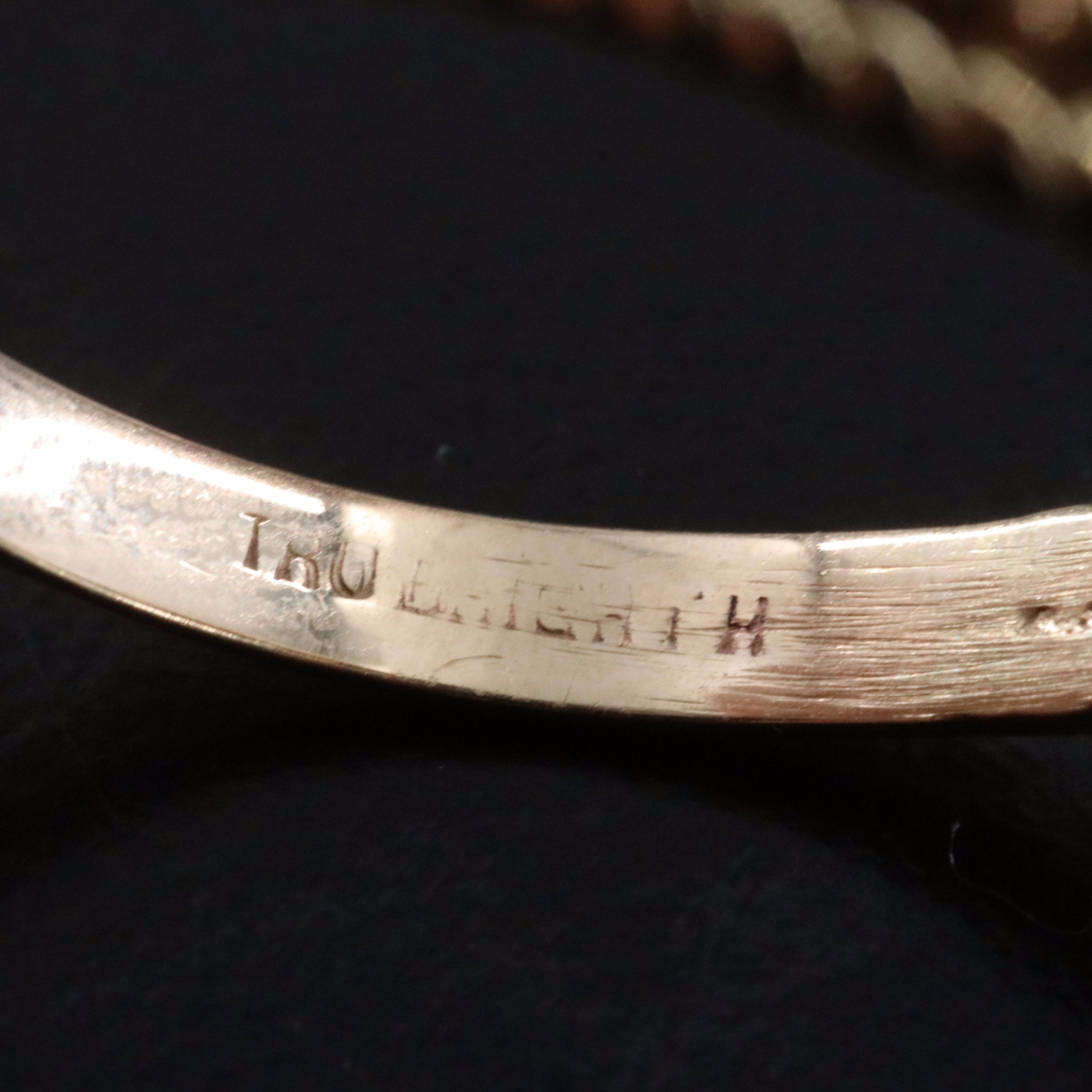 14K Opal Paisley Ring