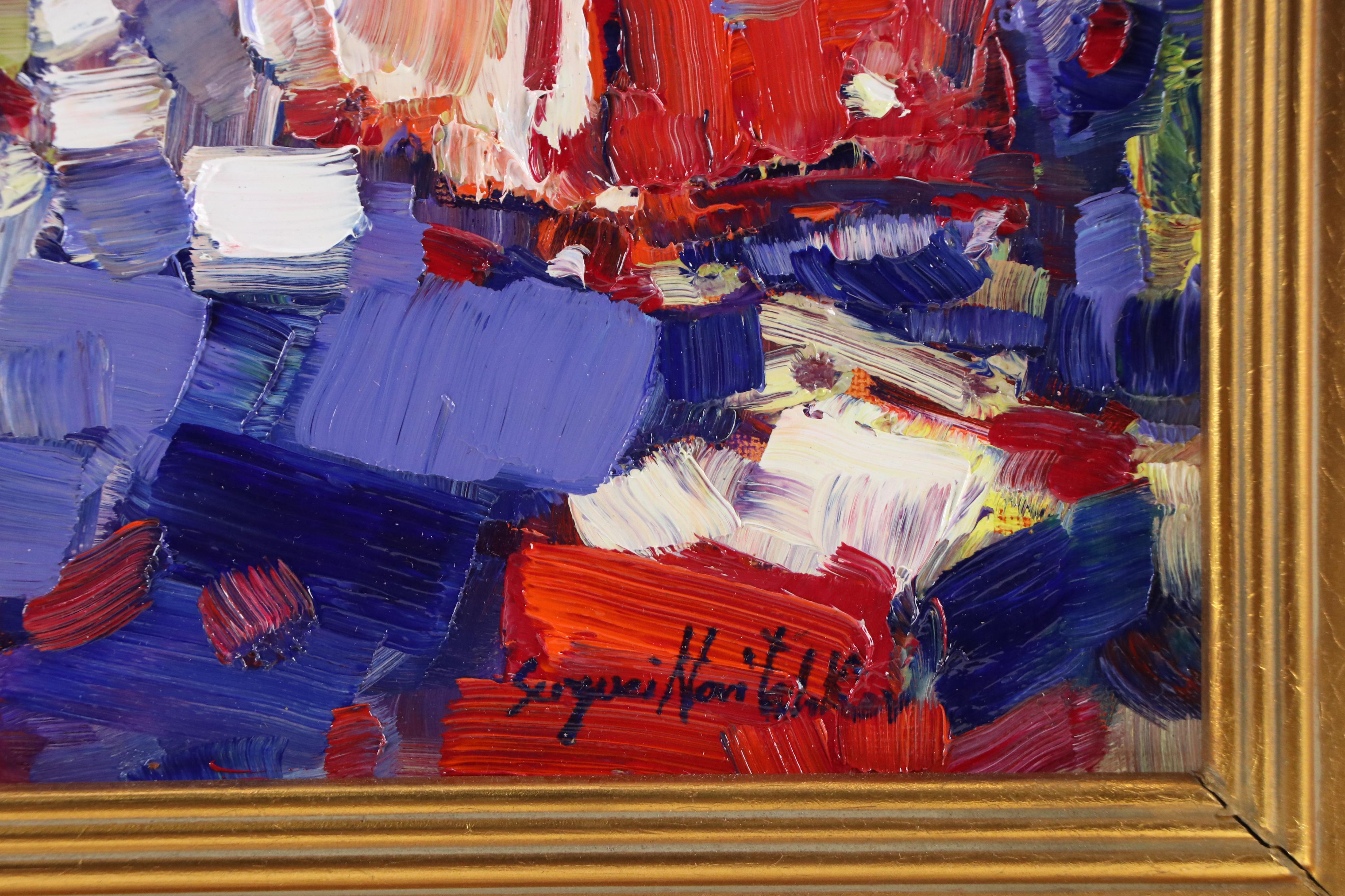 Serguei Novitchkov Stylized Landscape Oil Painting "San Francisco," 2025