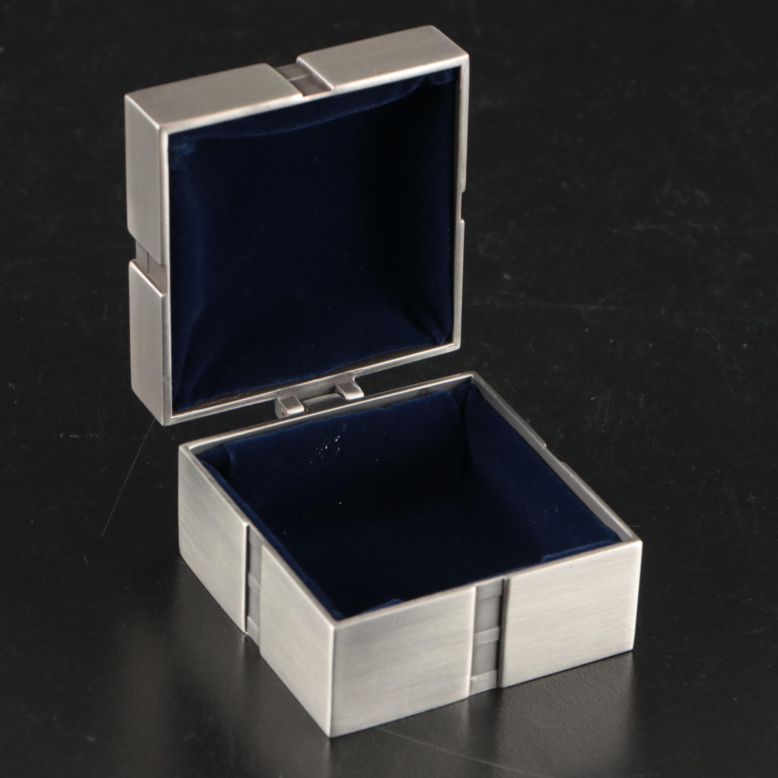 Assortment of Metal Jewelry Display Boxes and Coin Banks