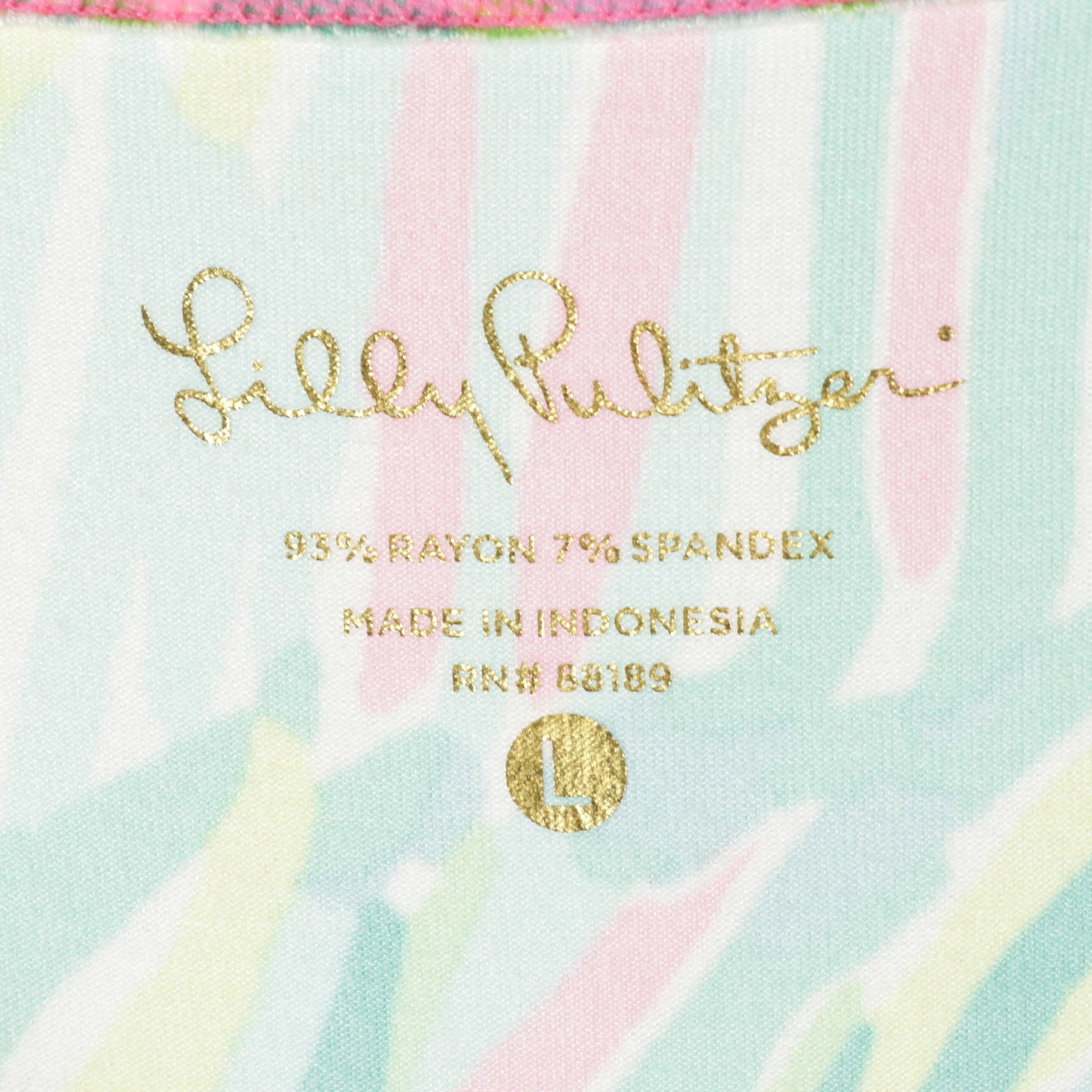 Lilly Pulitzer Printed Blouse and Dress with J. McLaughlin Sleeveless Tops