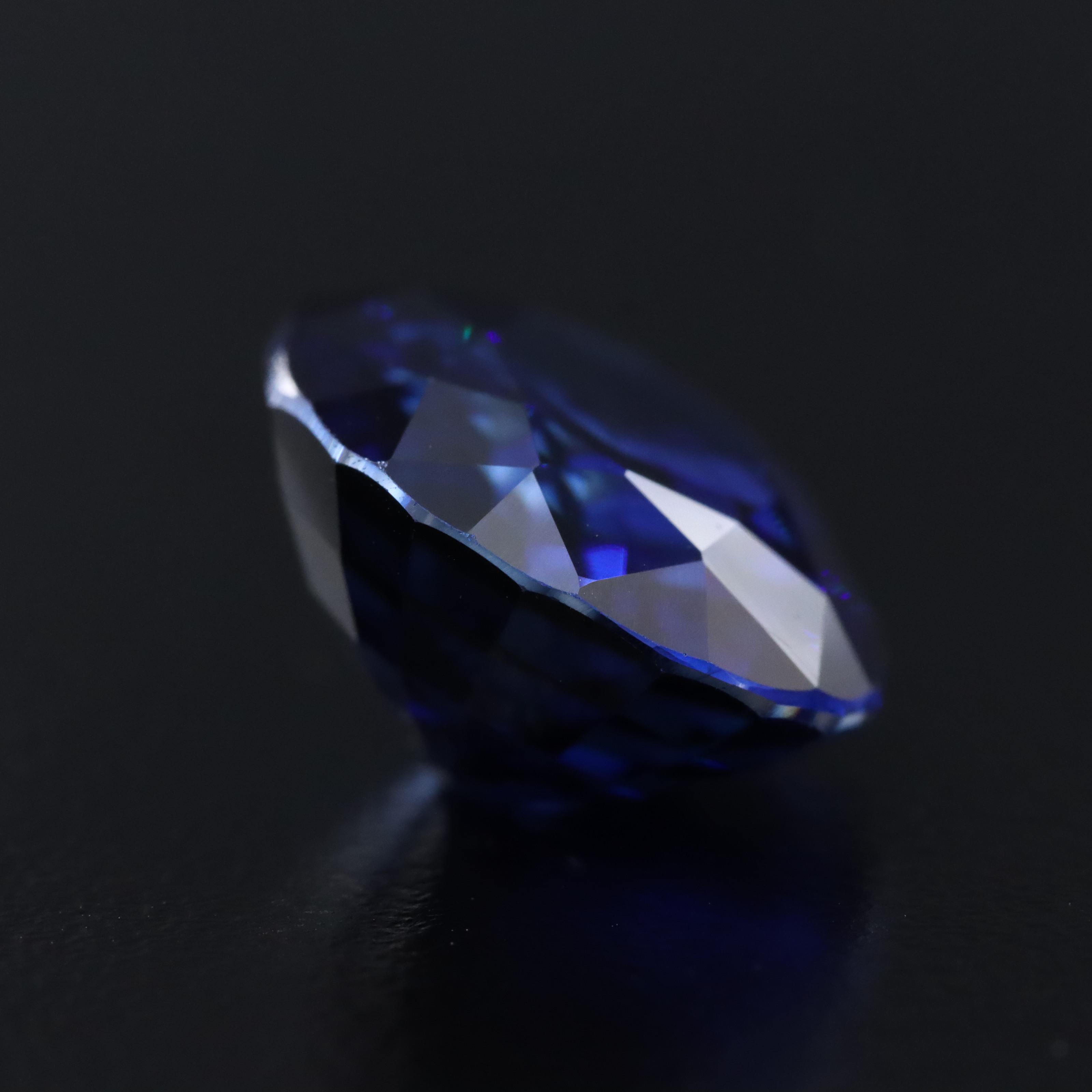 Loose 16.36 CT Lab Grown Sapphire