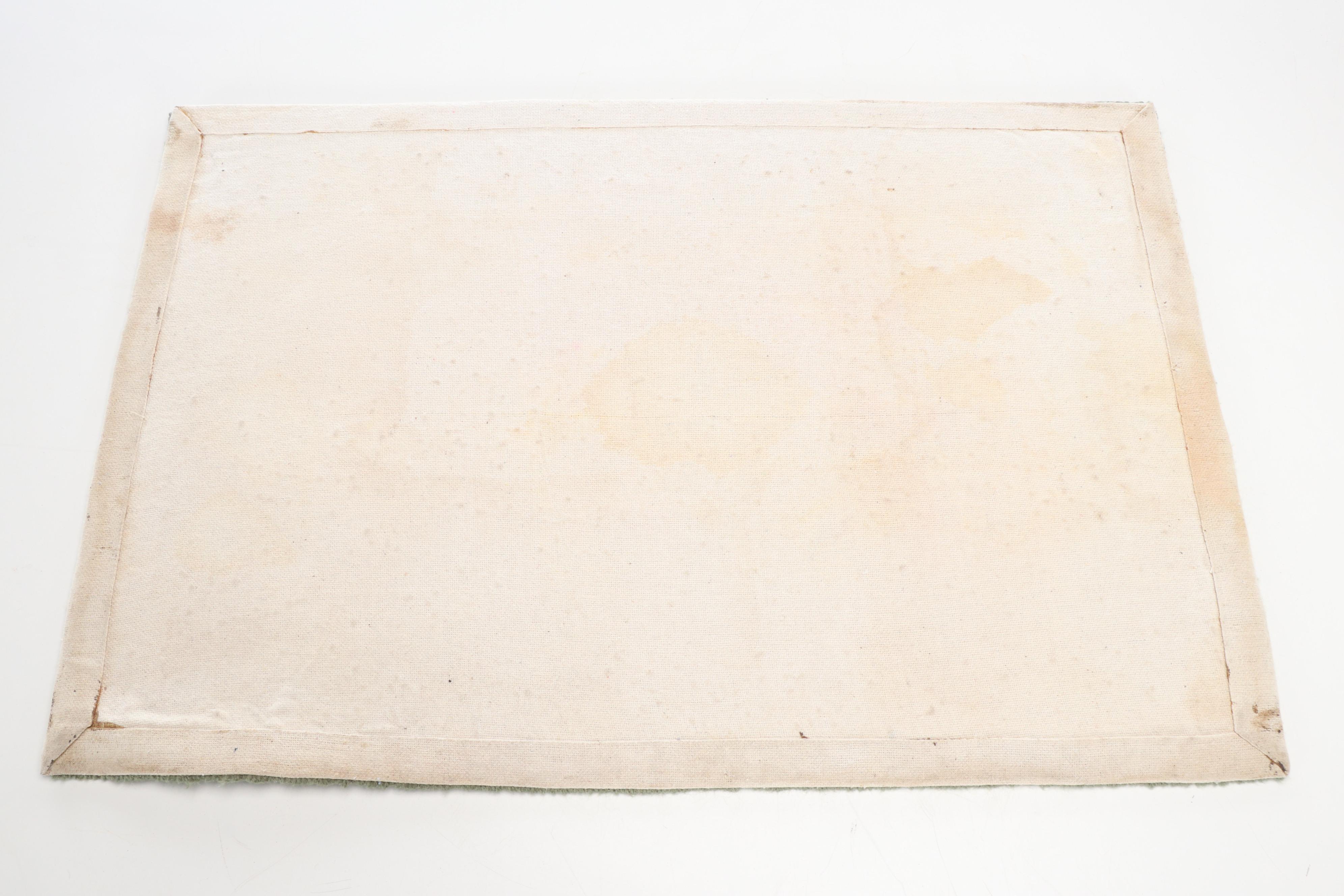 2' x 3'  French Style Hooked Rug with Hooked Wool and Needlepoint Throw Pillows