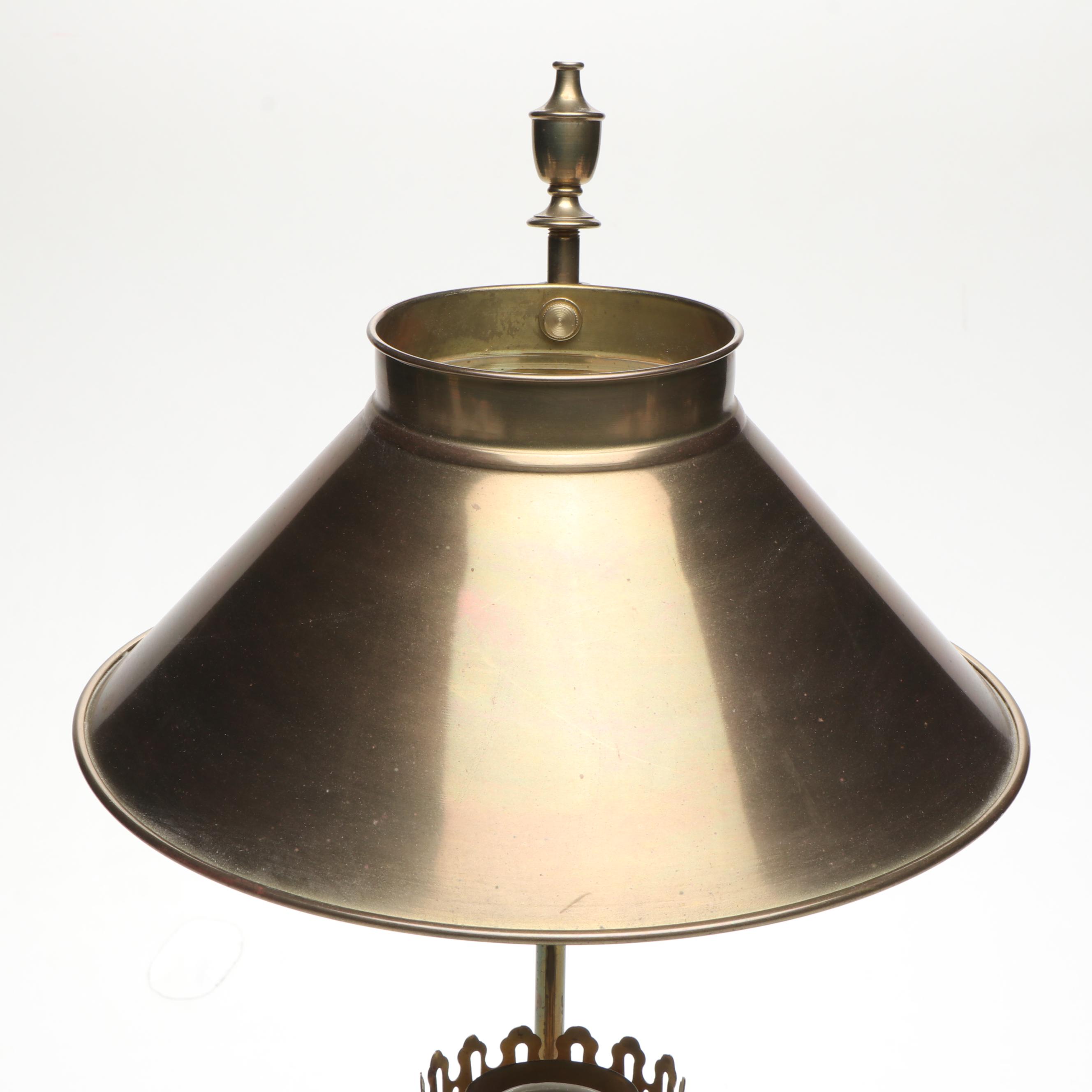 Orient Express Style Brass Padfoot Rail Car Lamp, Mid to Late 20th Century