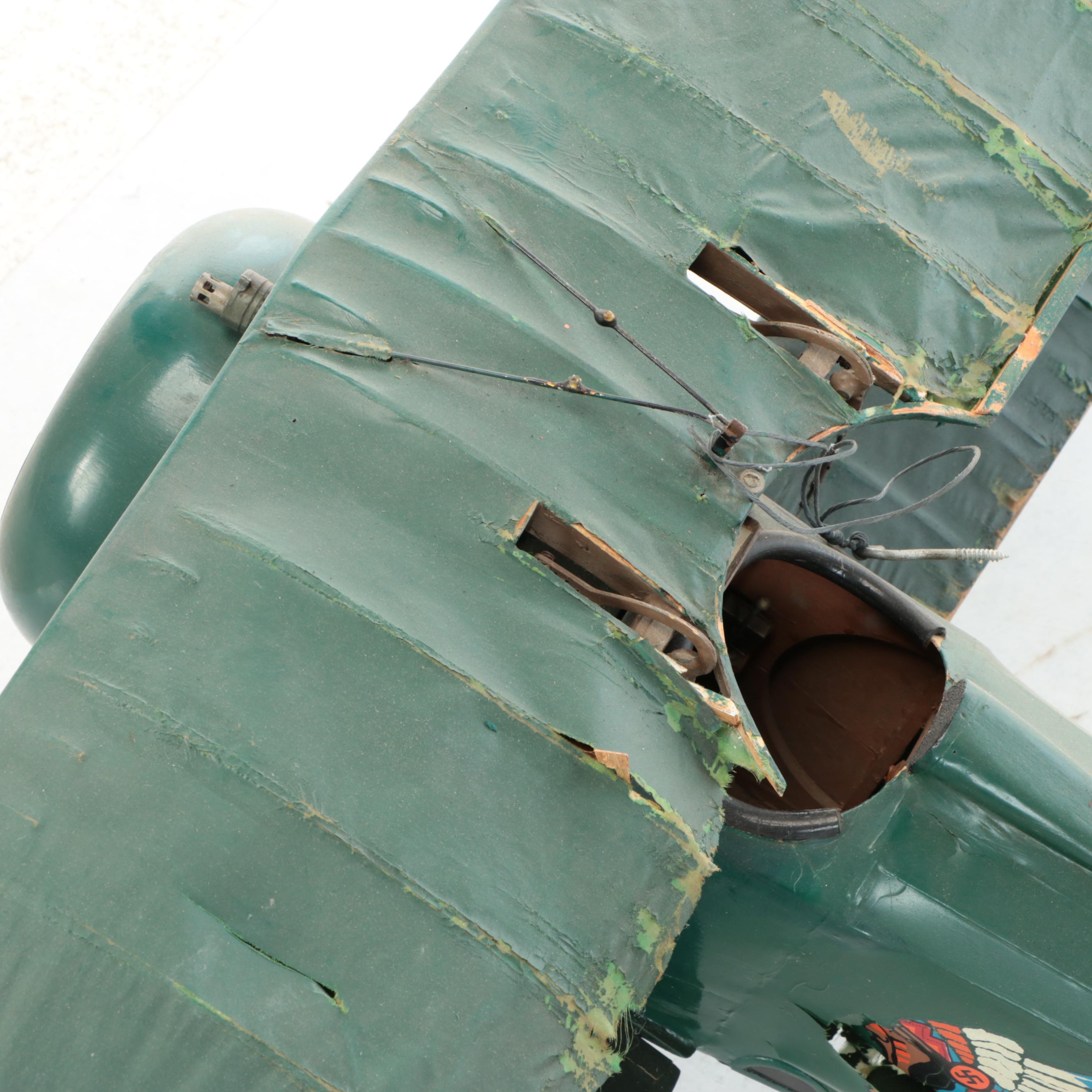 Vintage Paper and Wood World War I Model Airplane