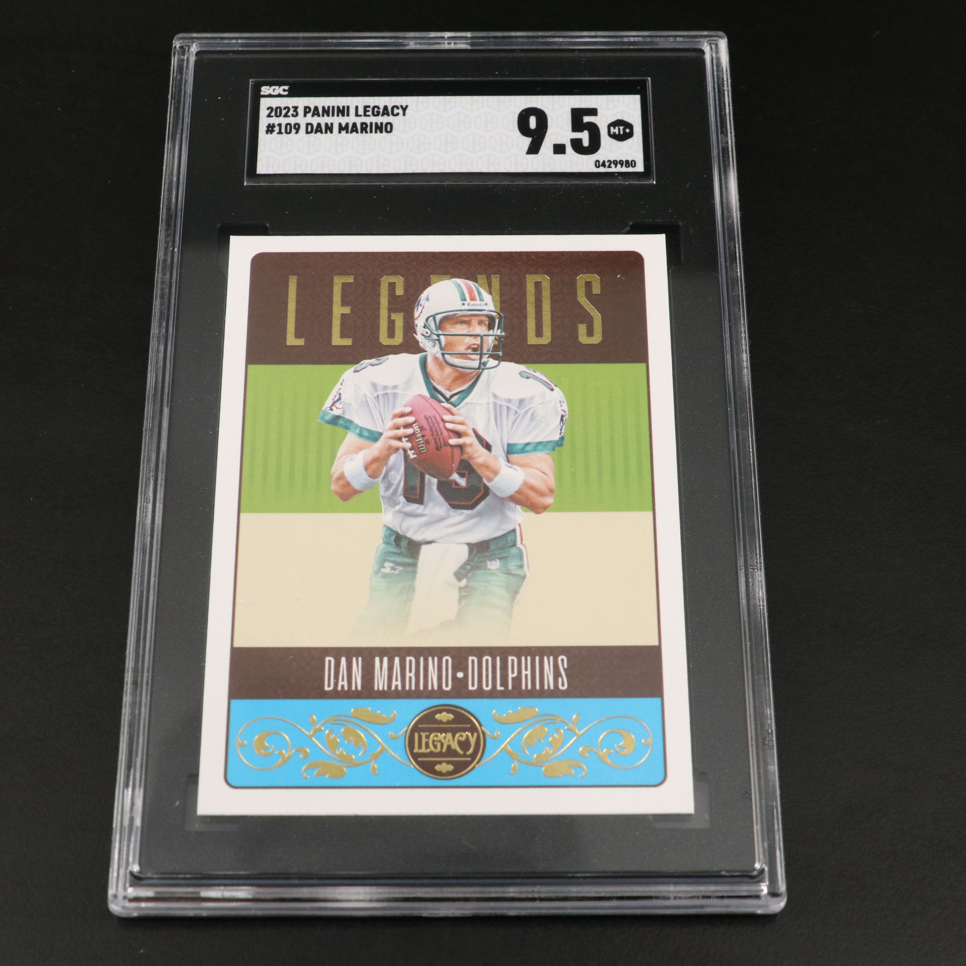 Dan Marino SGC Graded Miami Dolphins Football Cards, 2000-2023