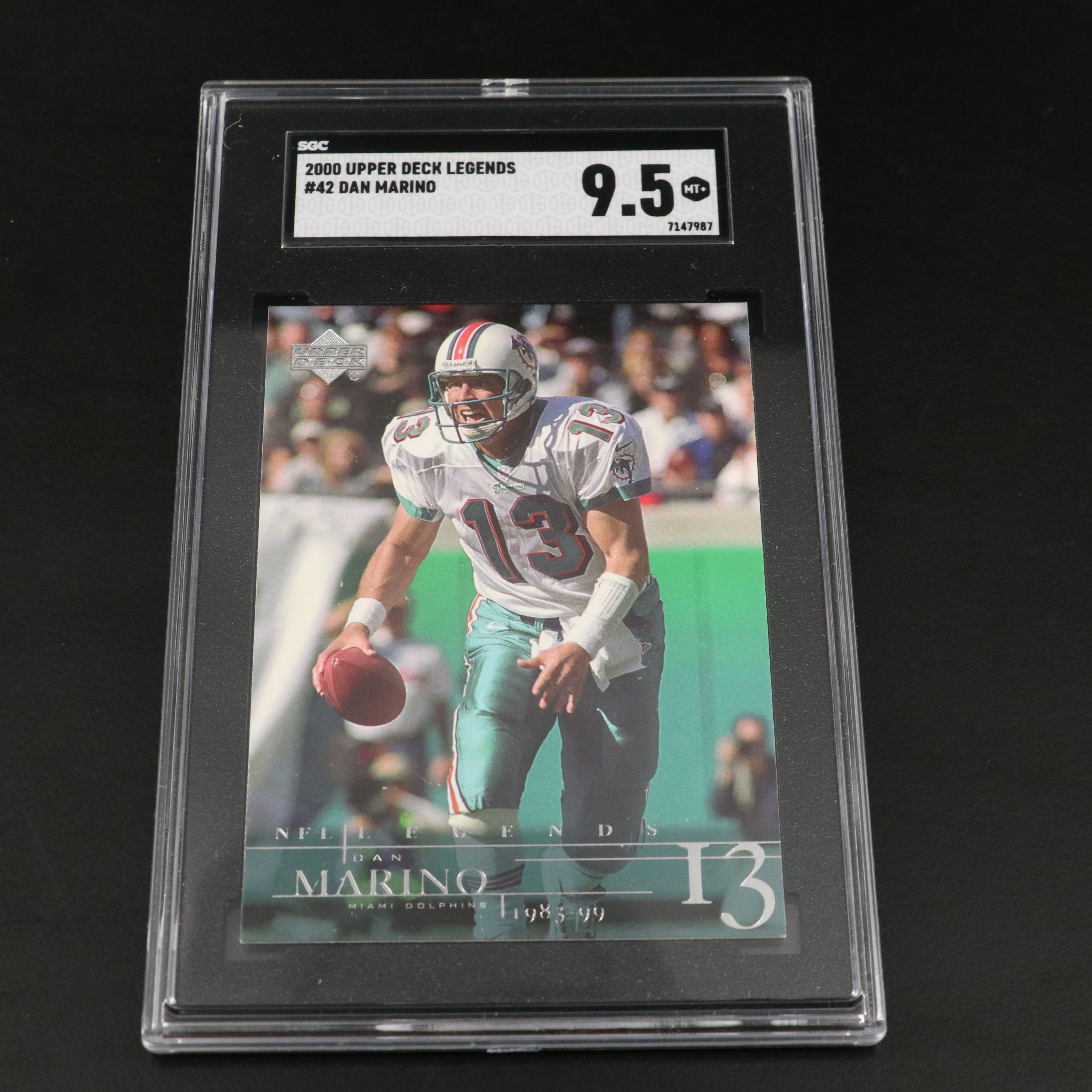 Dan Marino SGC Graded Miami Dolphins Football Cards, 2000-2023