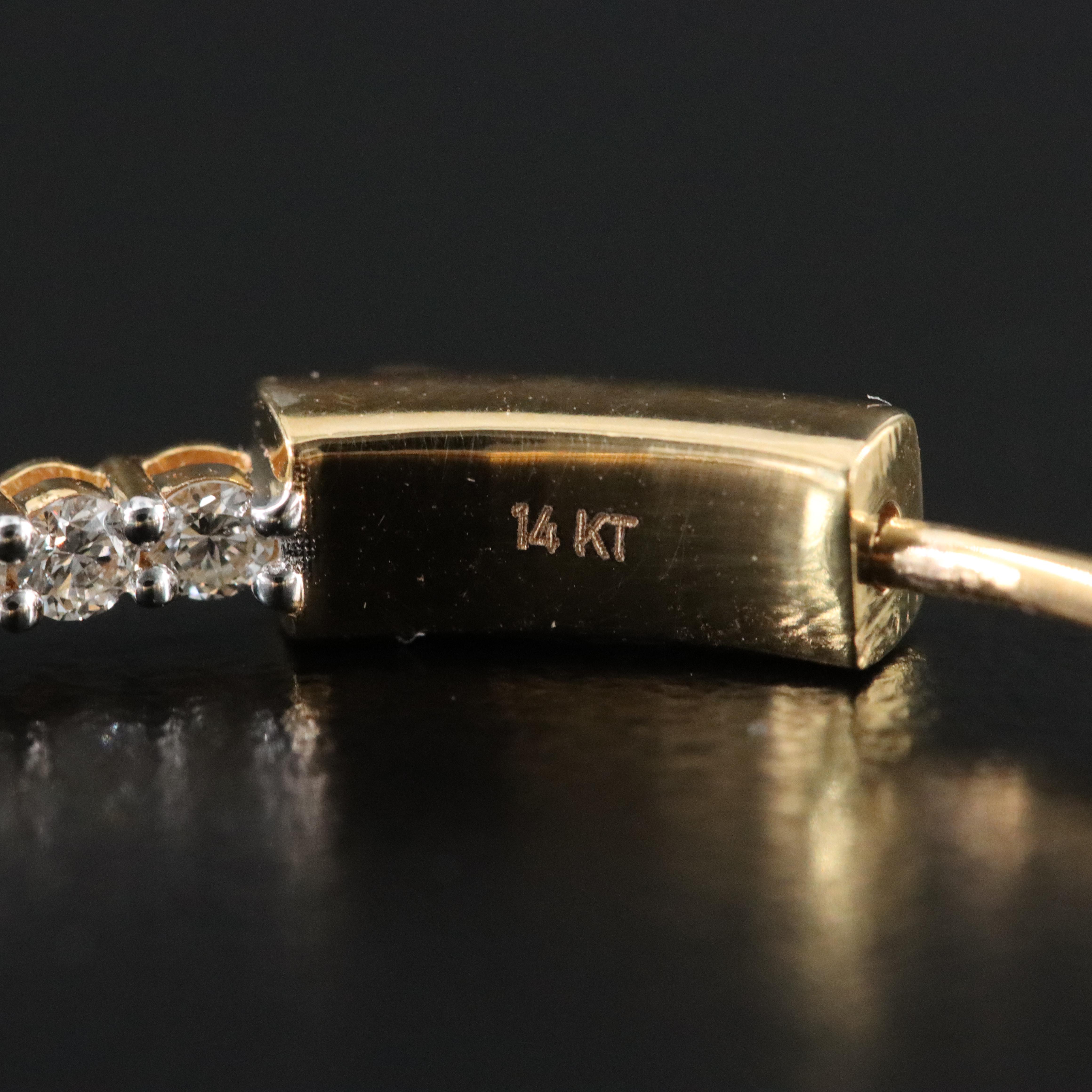 14K 2.03 CTW Diamond Inside-Out Hoop Earrings