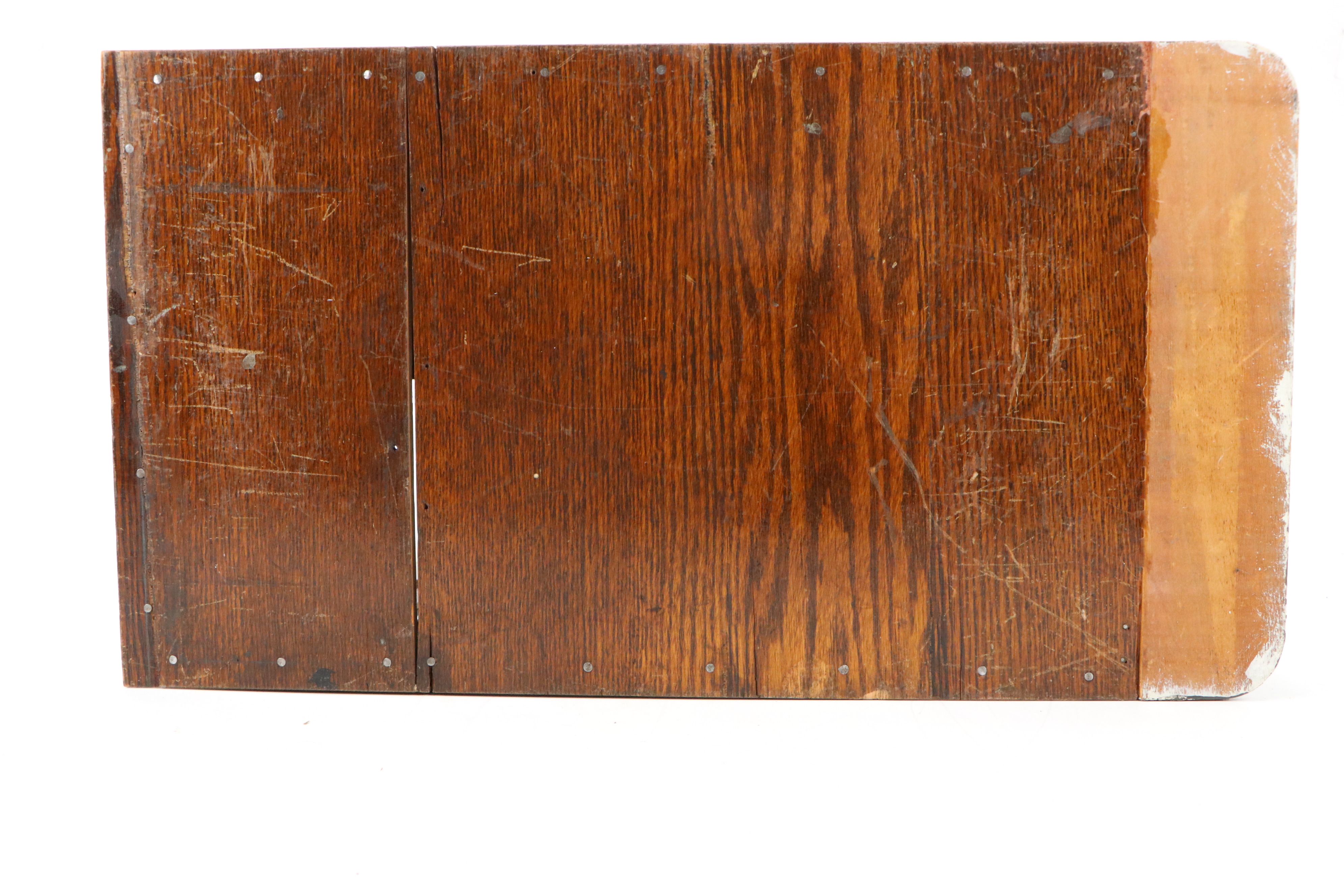 Handcrafted Folk Art Motorized Wood Garage Model