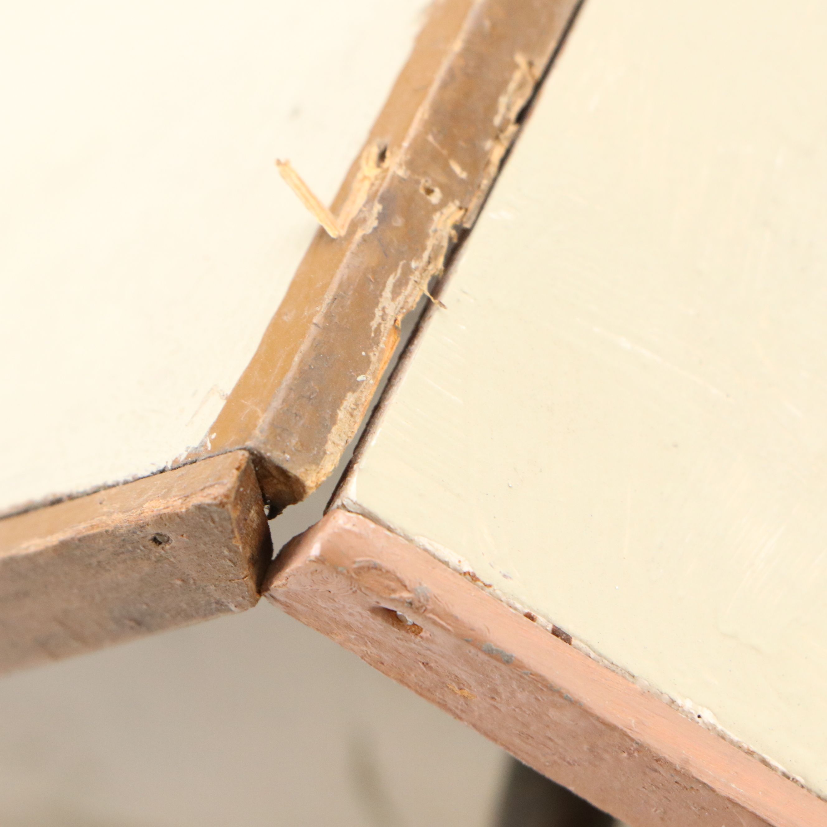 Handcrafted Folk Art Motorized Wood Garage Model