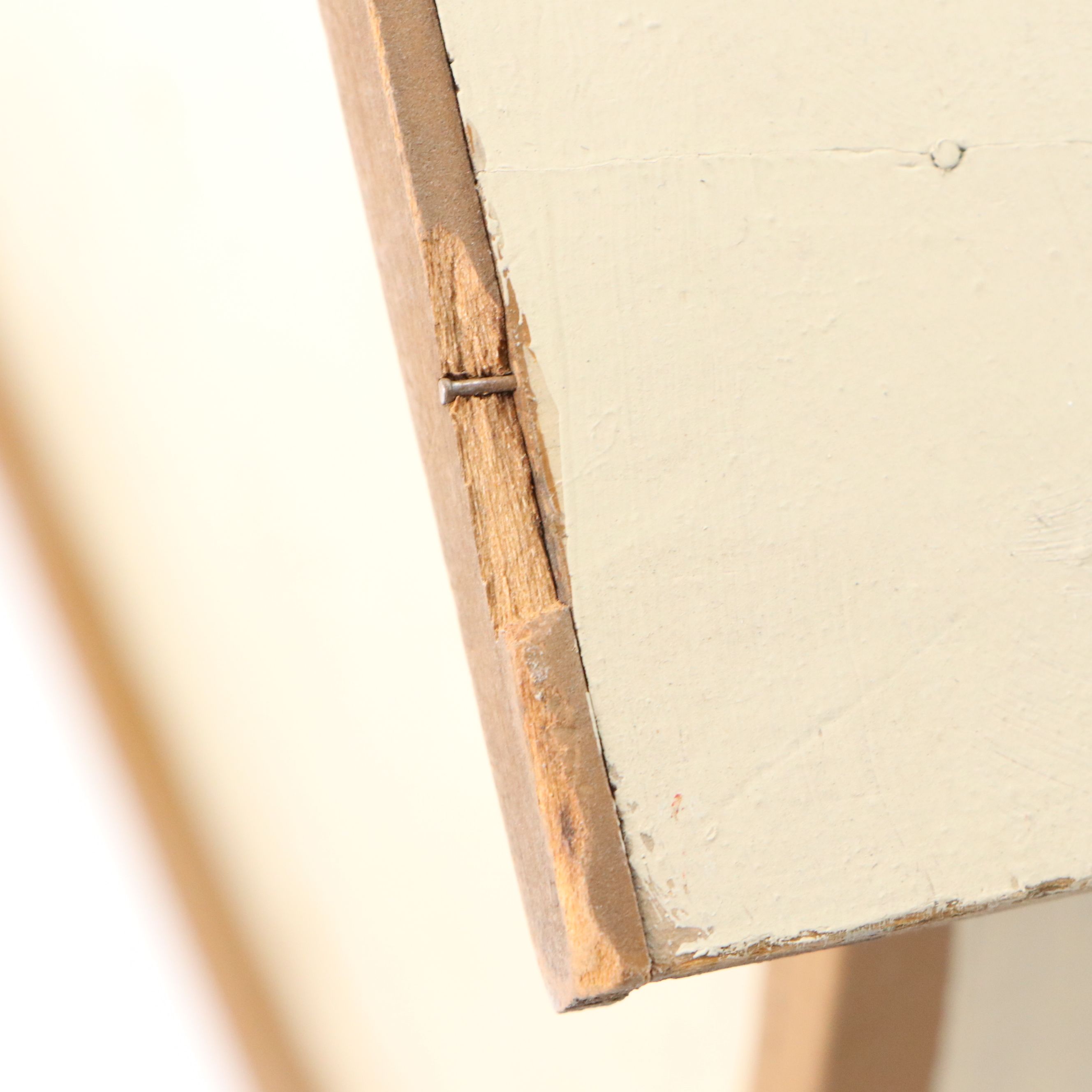 Handcrafted Folk Art Motorized Wood Garage Model