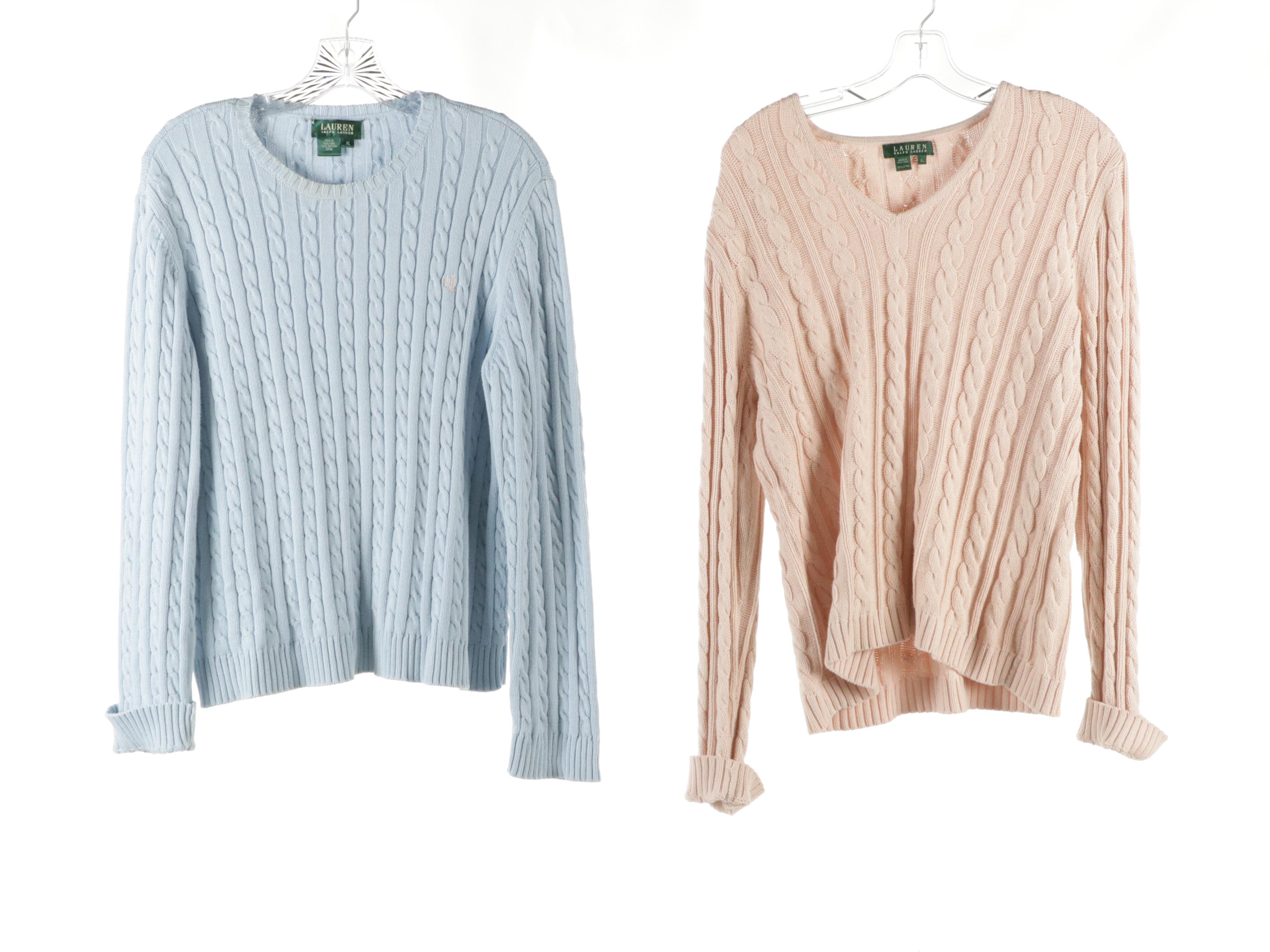 Lauren Ralph Lauren Denim Jacket and Knit Sweaters