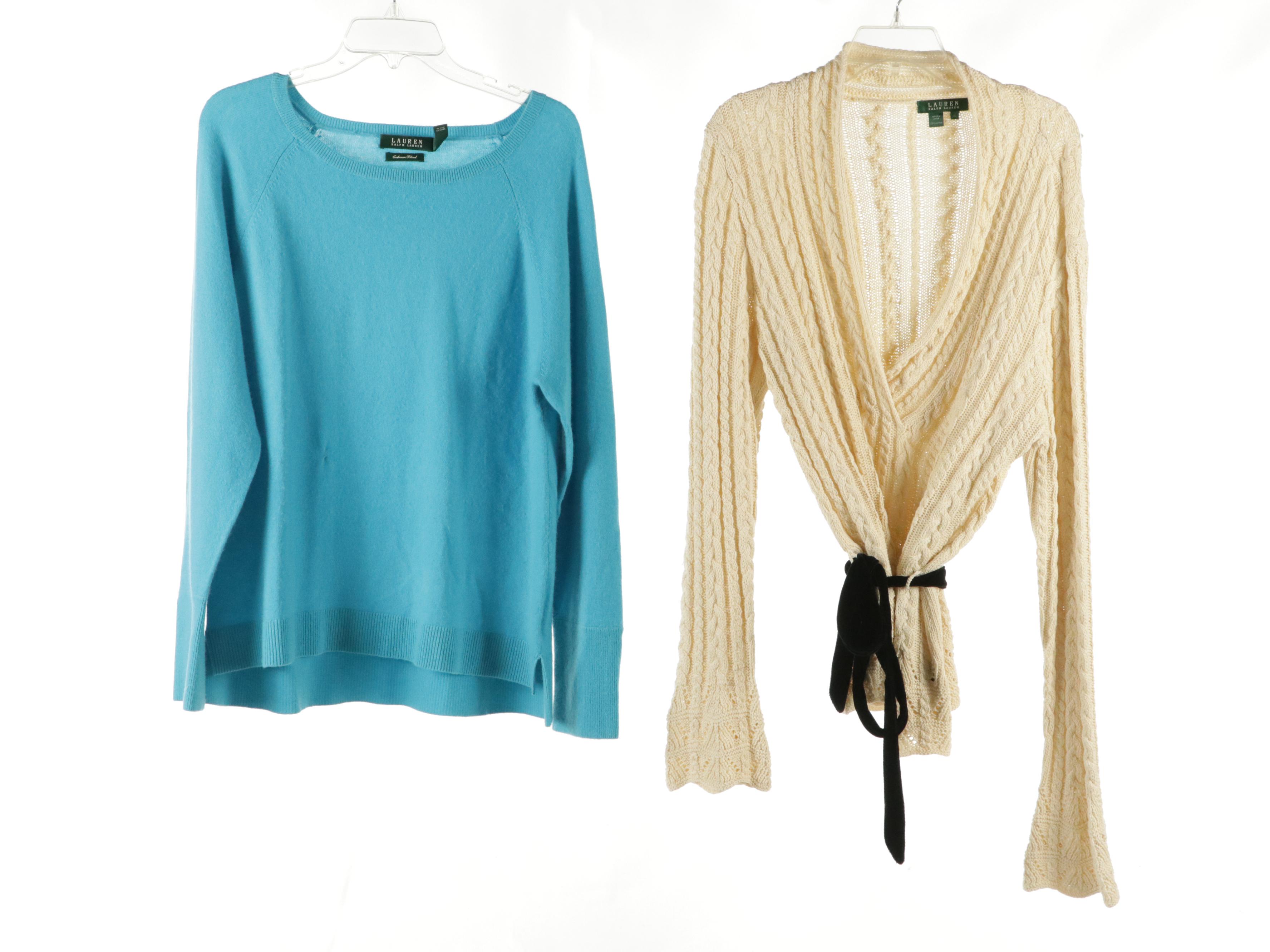 Lauren Ralph Lauren Denim Jacket and Knit Sweaters