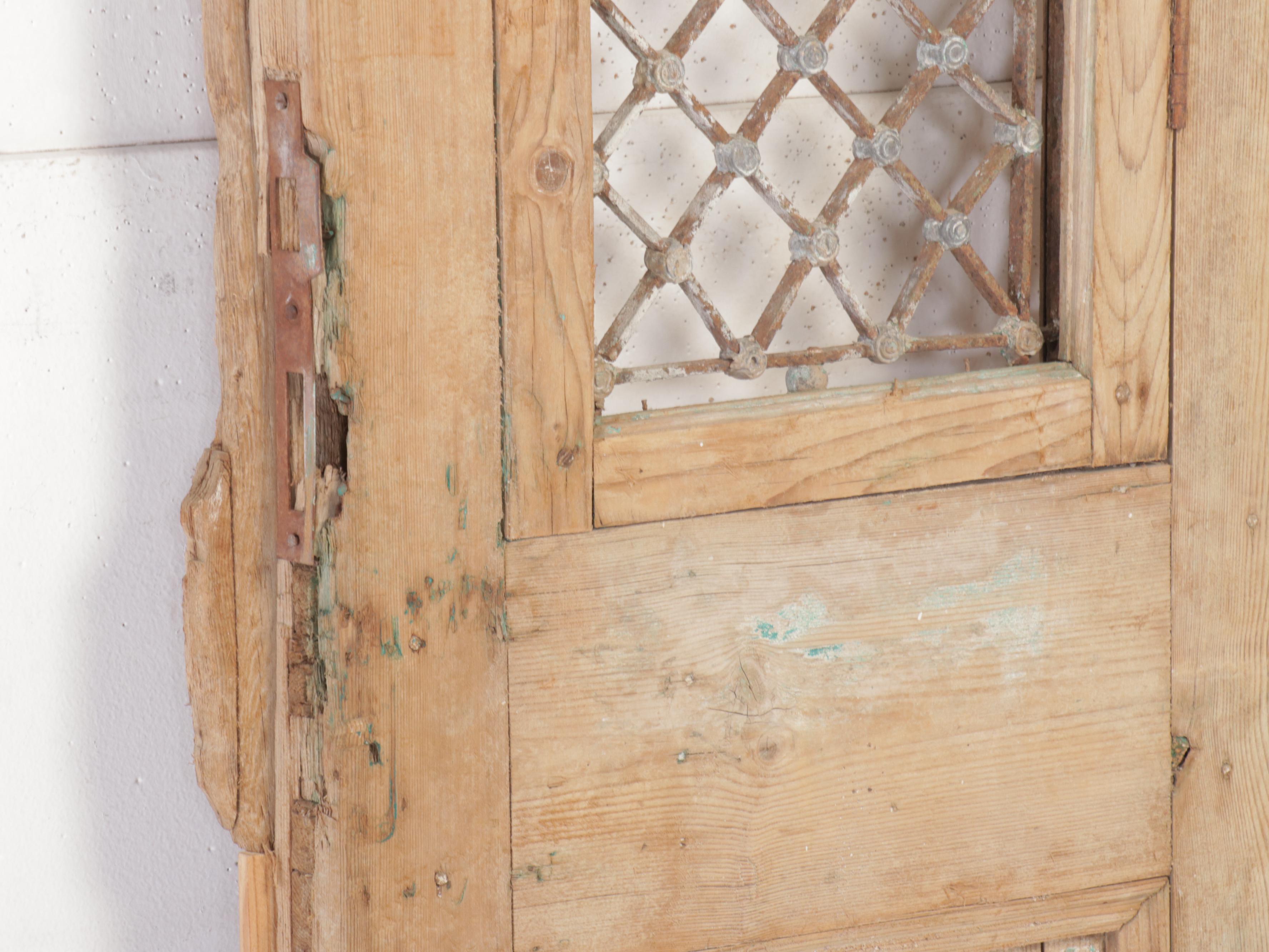 Architectural Salvage Distressed Wood French Doors