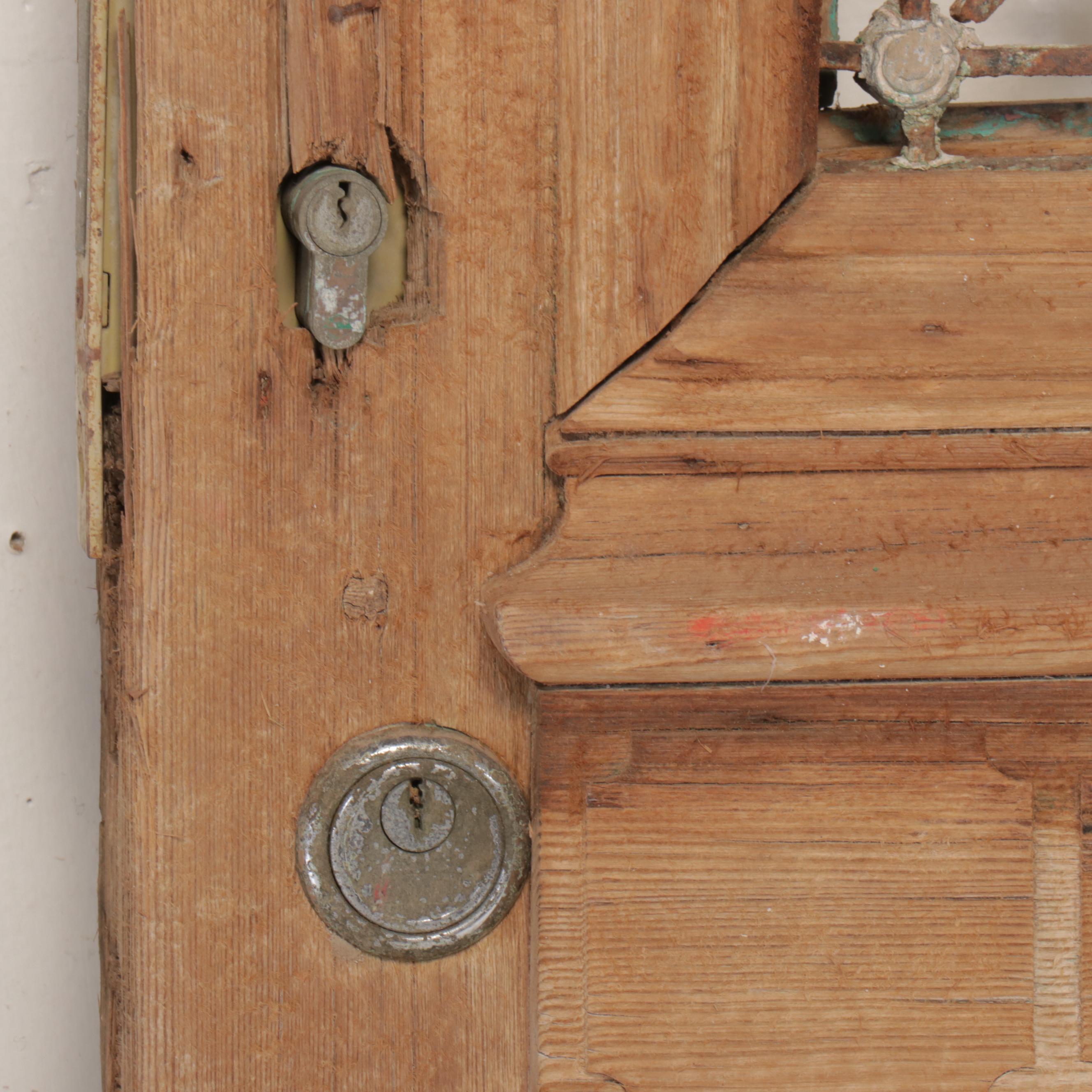 Architectural Salvage Distressed Wood French Doors