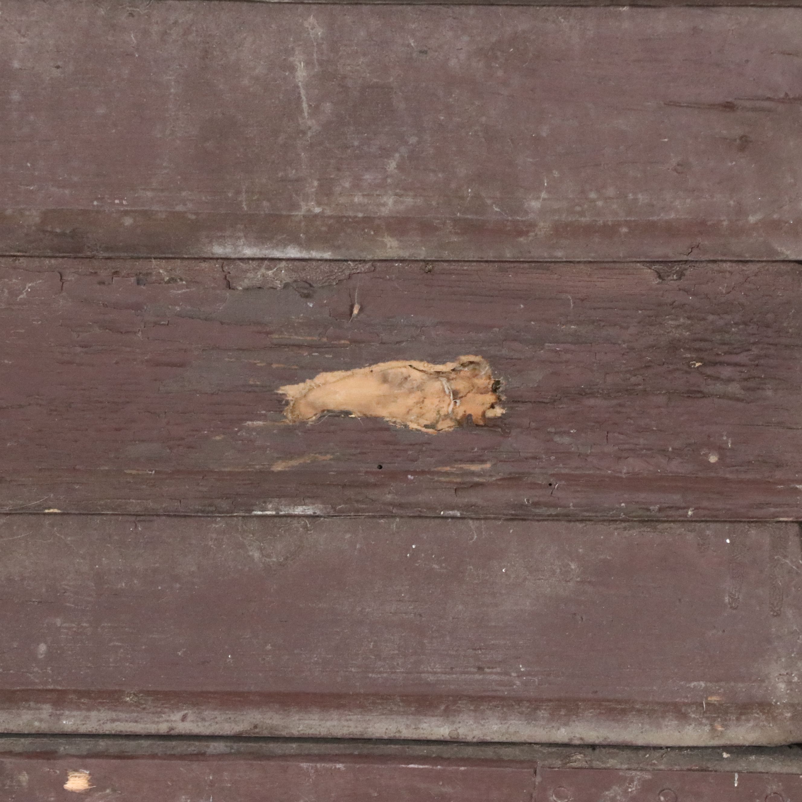 Pair of Brown-Painted Wood Louvered Shutters