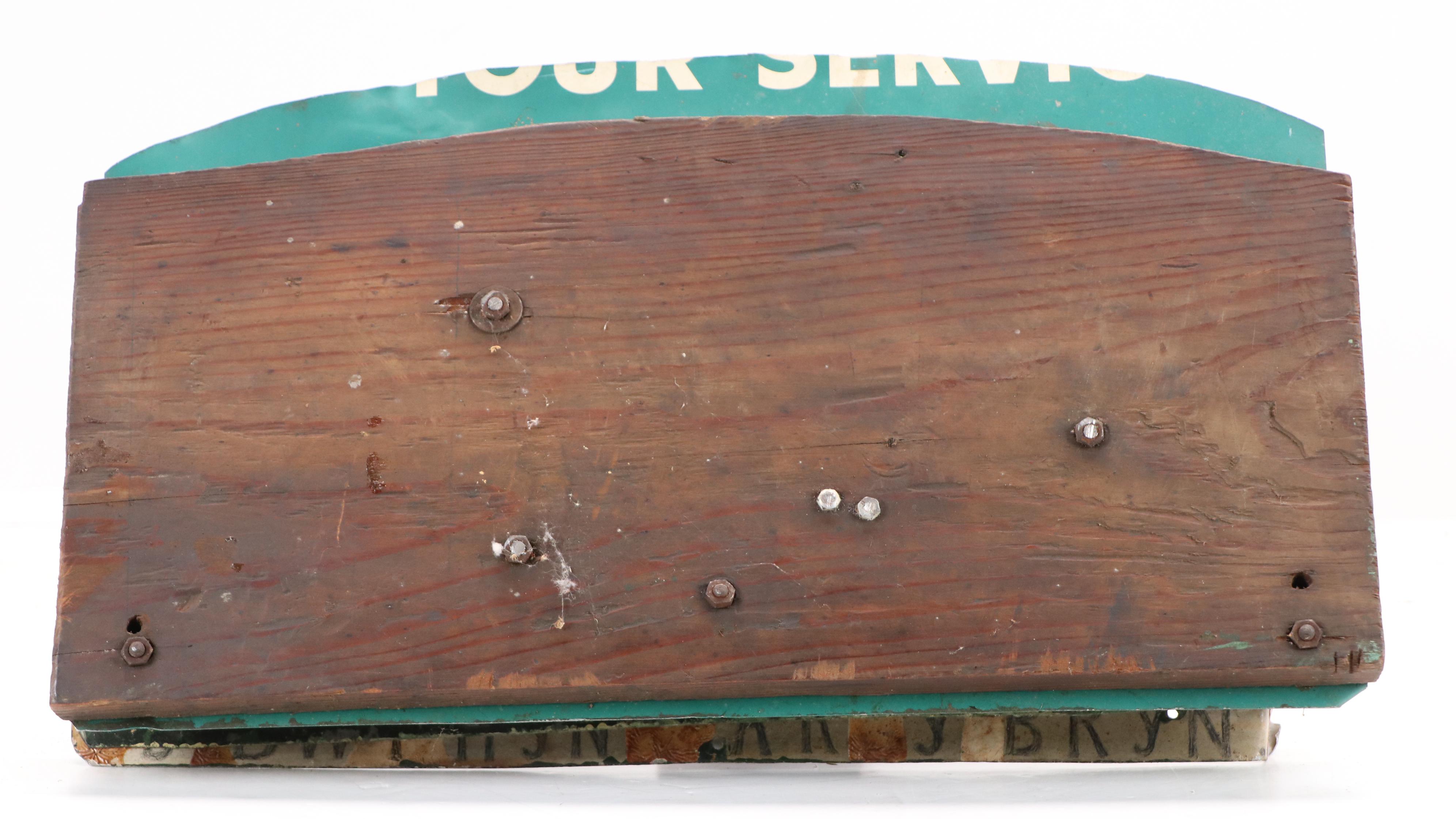 Folk Art Farm Scene with Livestock Rustic Metal Wall Hanging, 20th Century