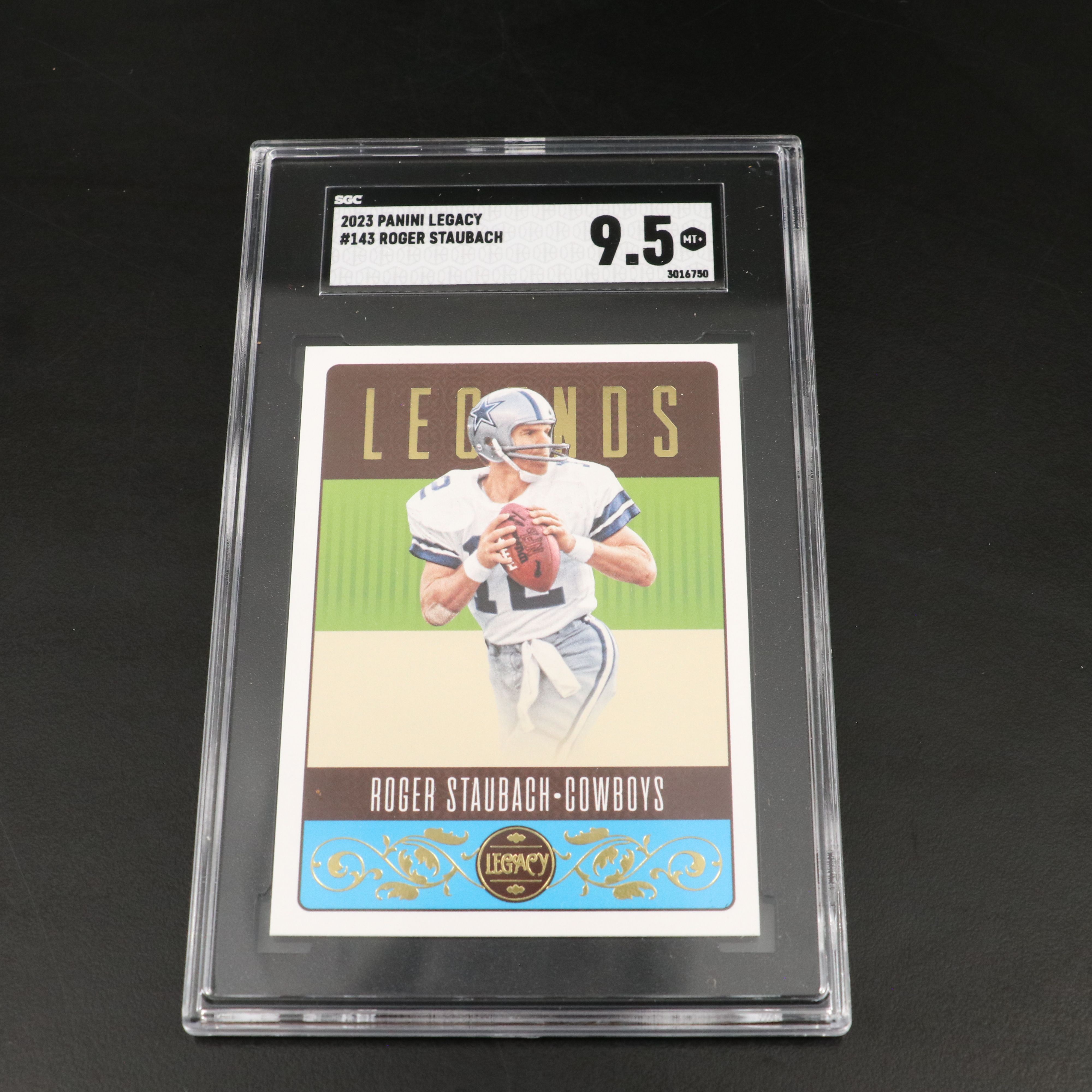 Johnny Unitas, Roger Staubach, John Elway, and More SGC Graded Football Cards