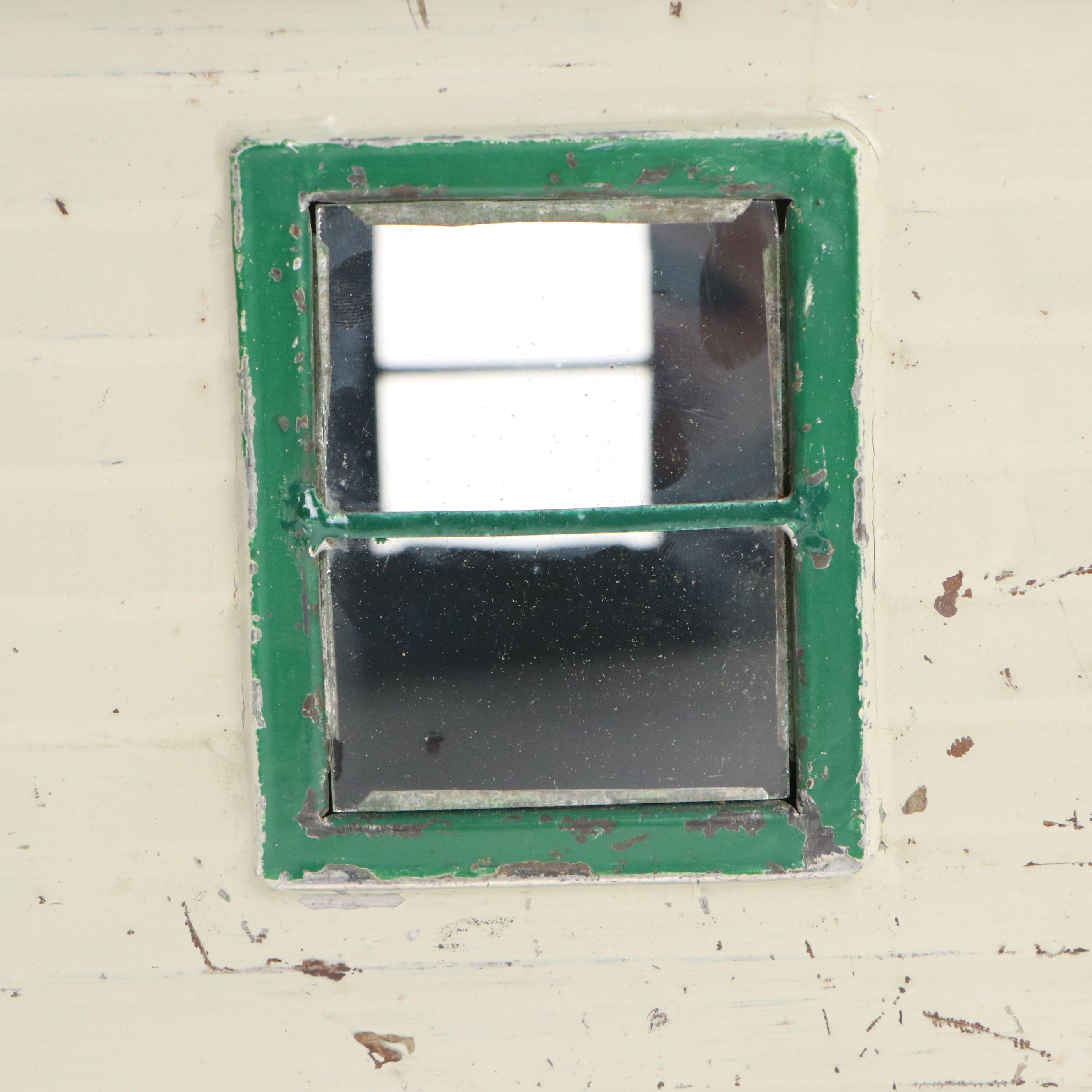 Handcrafted Tin Litho Model Garage, 20th Century